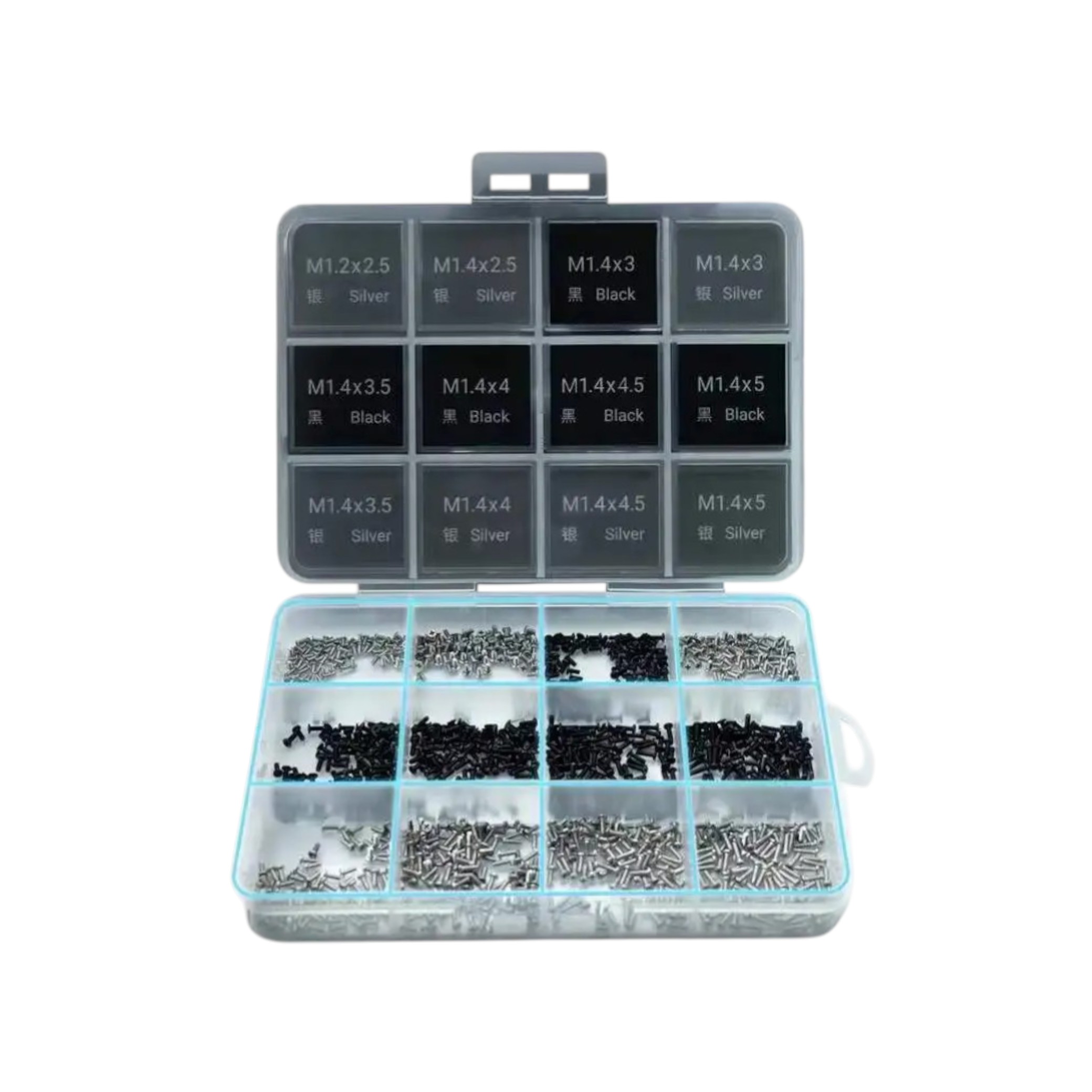 2UUL Kit de Vis Phillips pour Smarphone (SpareScrew12) (1200pcs)