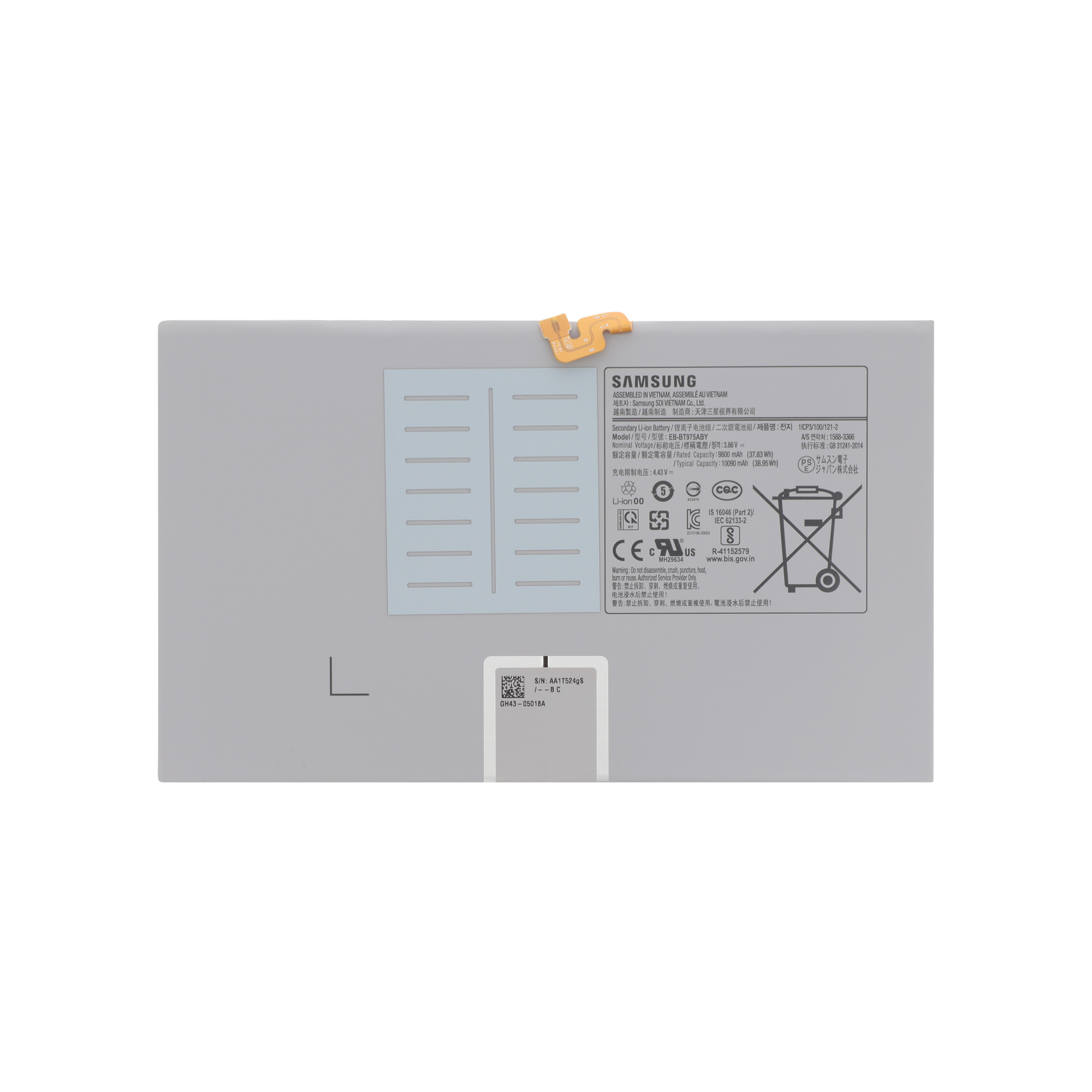 Batterie Galaxy Tab S8+(X800/X806)