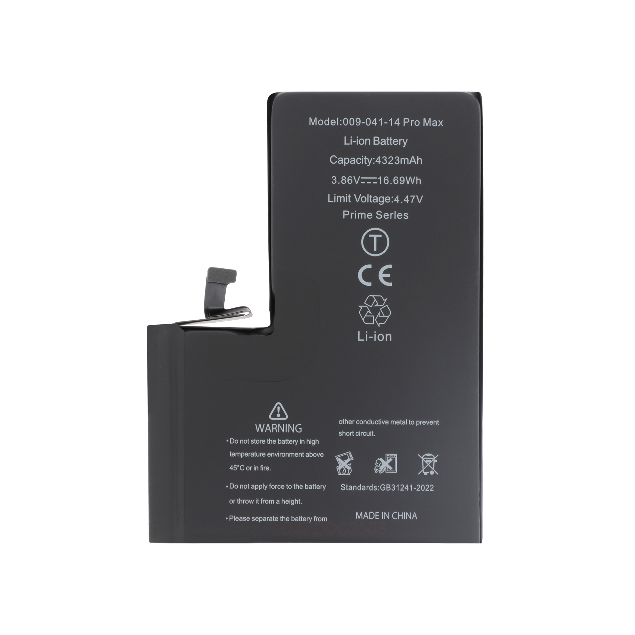 Batterie iPhone 14 Pro Max (Ti) (Prime)
