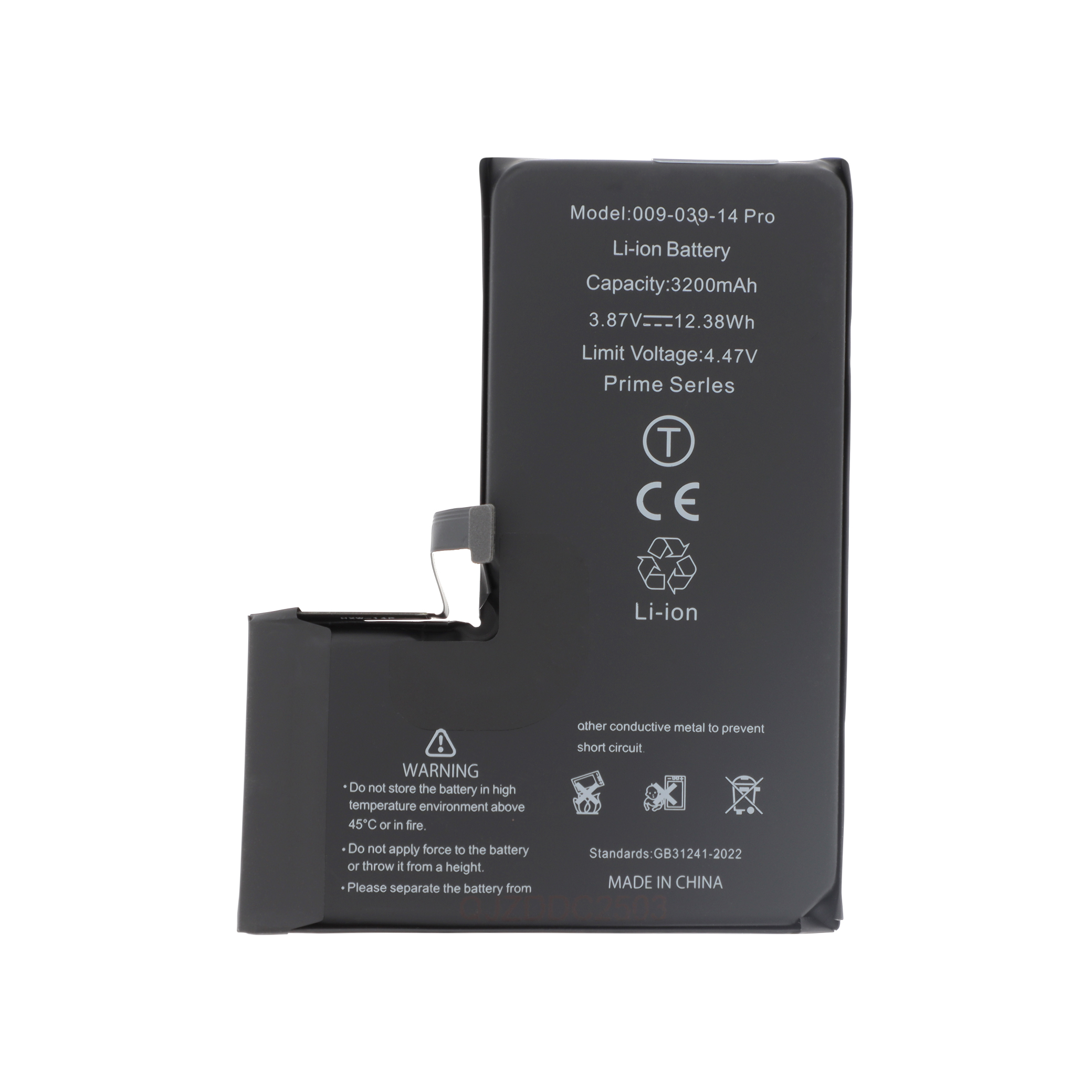 Batterie iPhone 14 Pro (Ti) (Prime)