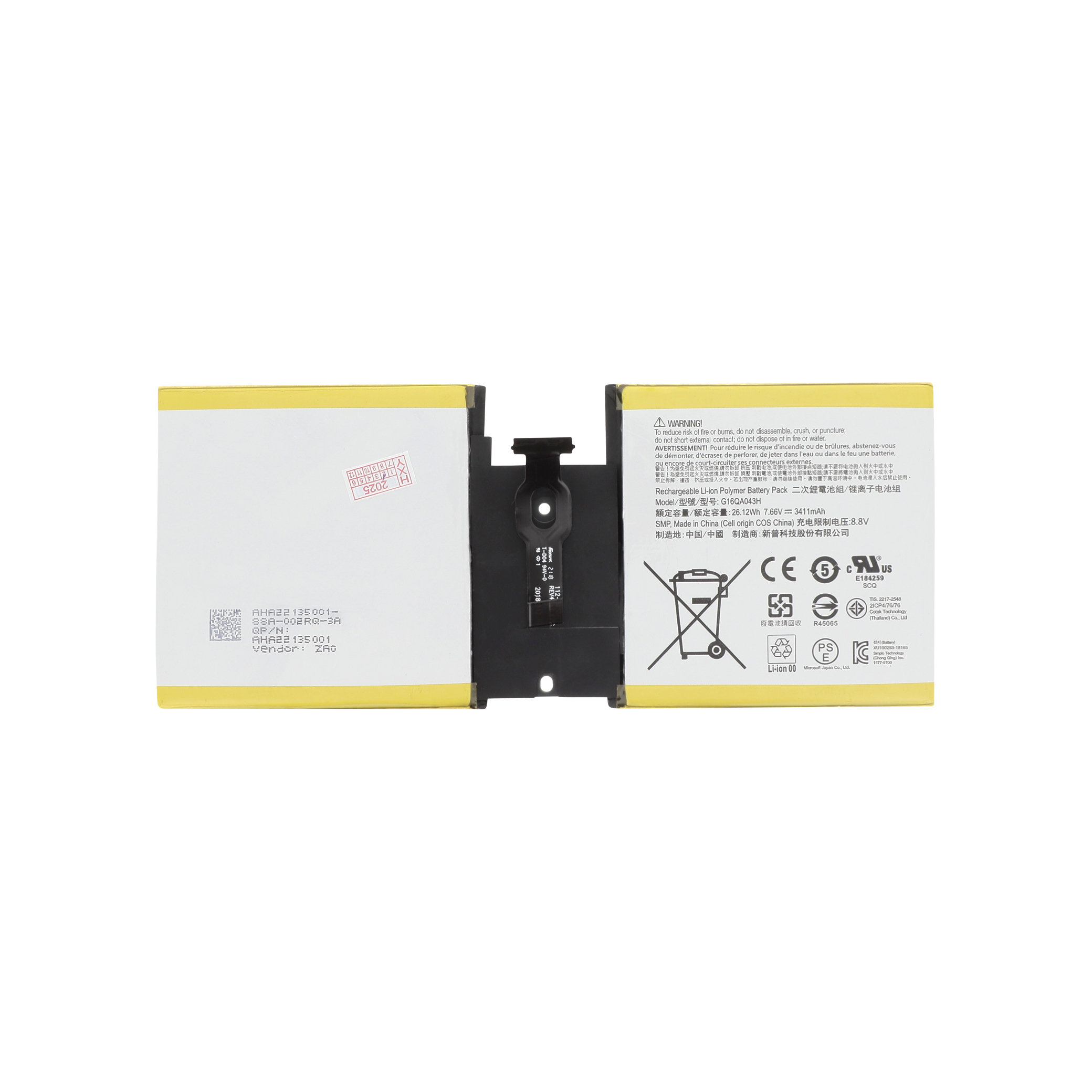 Batterie Microsoft Surface Go