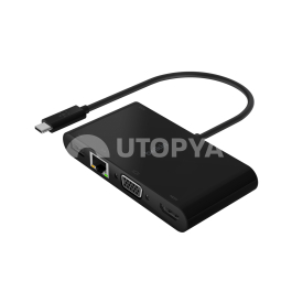 BELKIN Adaptateur USB-C Multimédia + Recharge (GBE,HDMI,VGA,USB-A) 100W