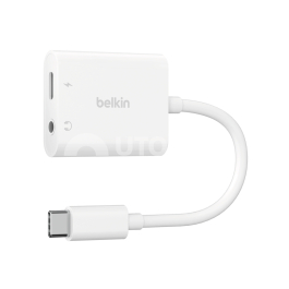 BELKIN Adaptateur USB-C vers Jack/USB-C (Blanc)