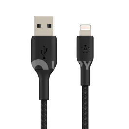 BELKIN Câble Tressé Lightning 3m (Noir)