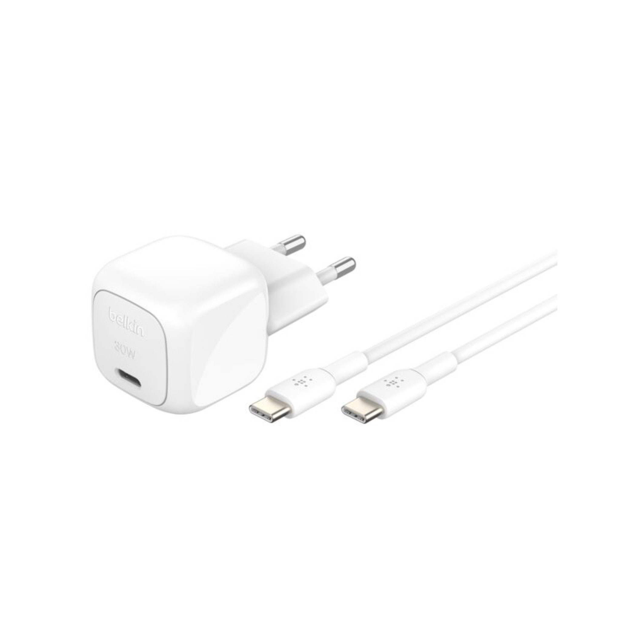 BELKIN Chargeur Secteur USB-C 30W + Cable USB-C