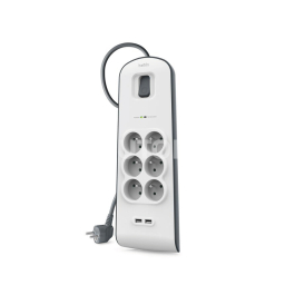BELKIN Multiprise parafoudre 6 prises (2m)