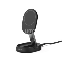BELKIN Support de recharge magnétique Qi2 et pliable (15W) (Noir) (Sans secteur)