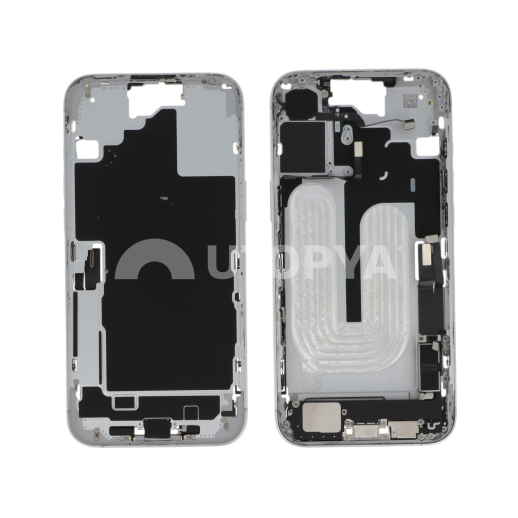 Châssis Central Blanc iPhone 16 Plus (Avec Composants) (Pulled A)