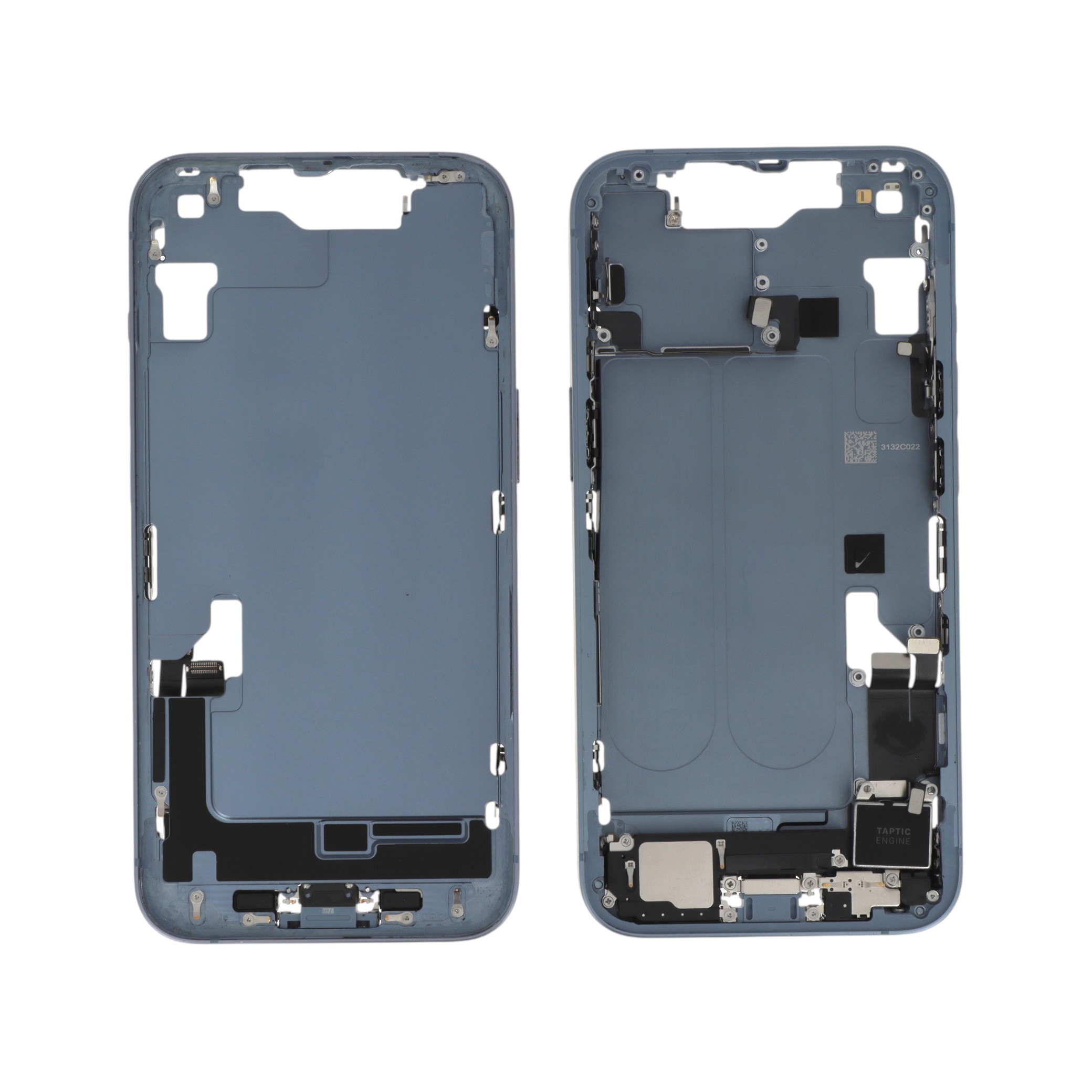 Châssis Central Bleu iPhone 14 (Avec Composants) (Pulled A)