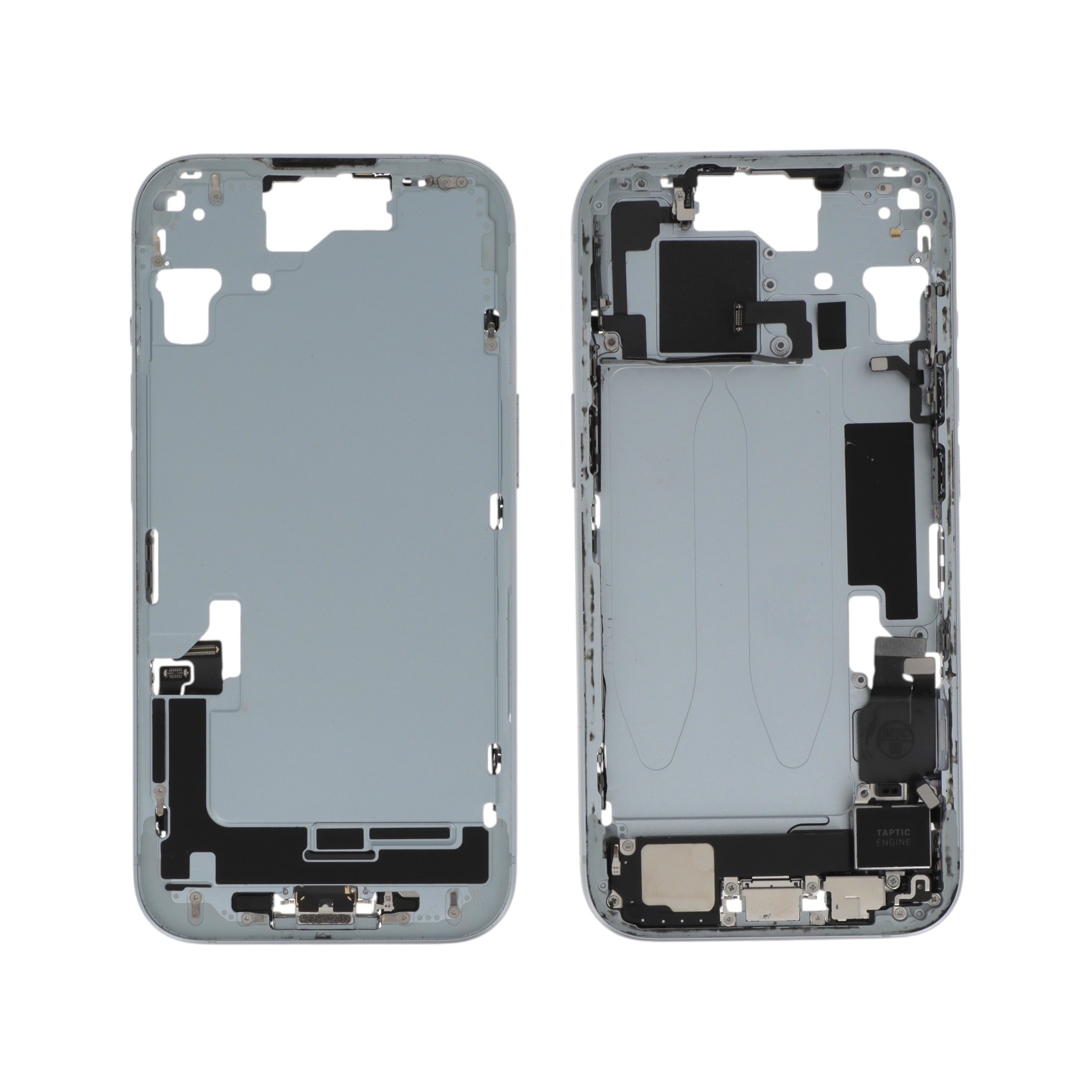 Châssis Central Bleu iPhone 15 (Avec Composants) (Pulled A)