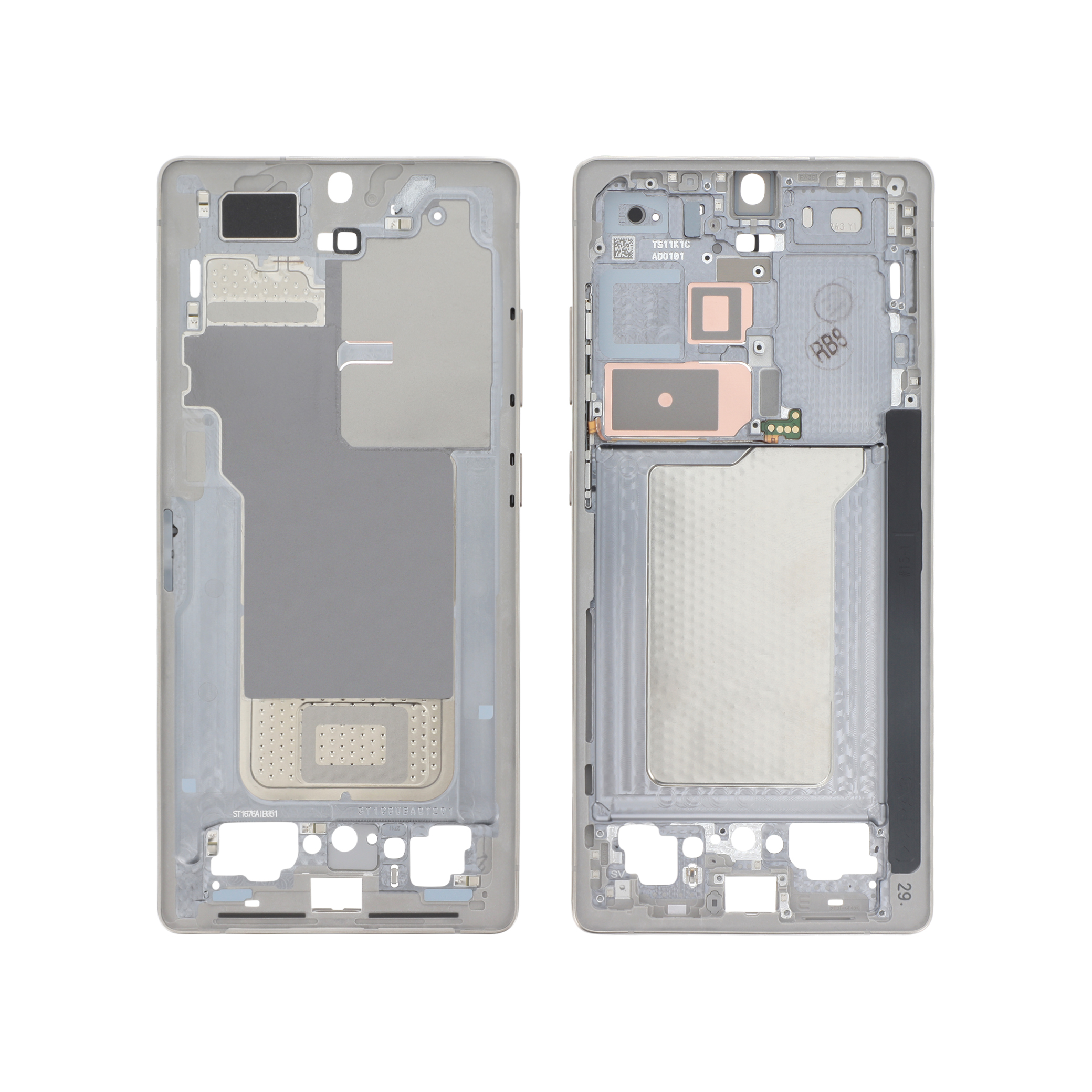 Châssis Central Gris Titane Galaxy S25 Ultra (S938B)