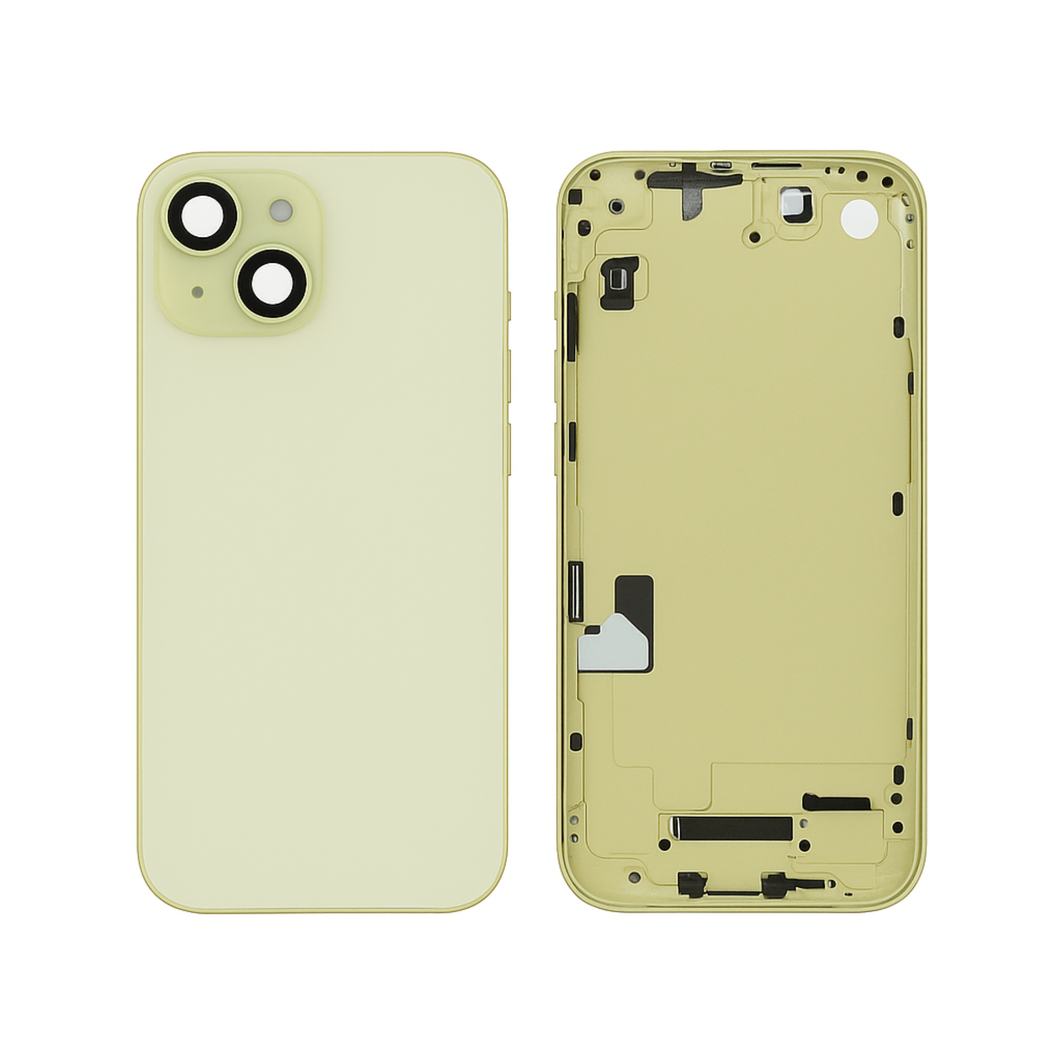 Châssis Central iPhone 15 (Jaune)
