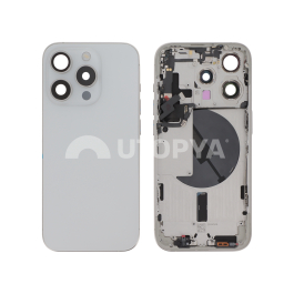 Châssis Central iPhone 15 Pro (Titane Blanc)