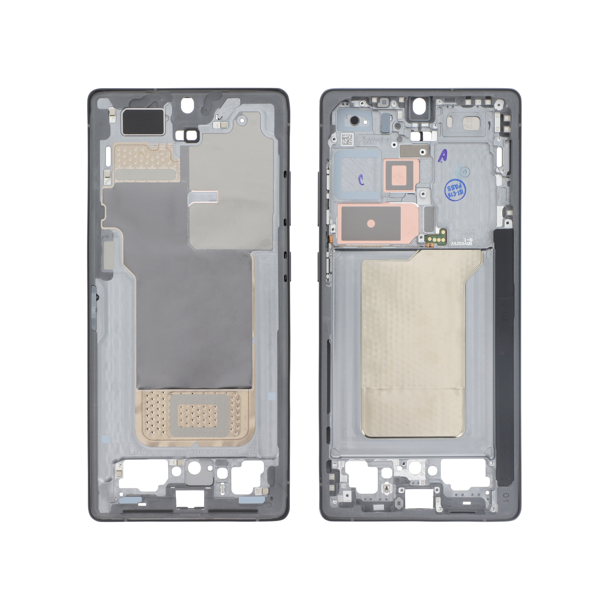 Châssis Central Noir Absolu Titane Galaxy S25 Ultra (S938B)