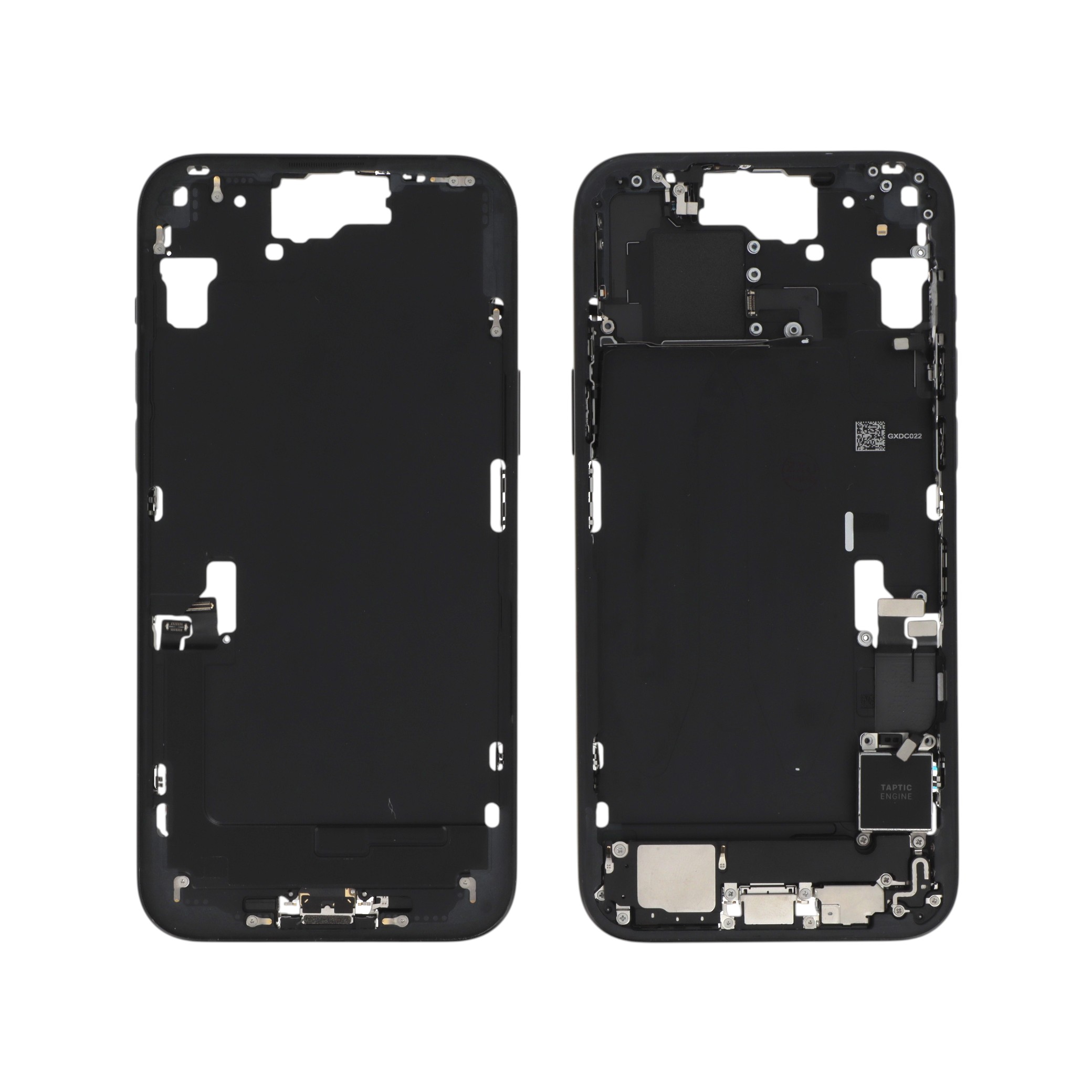 Châssis Central Noir iPhone 15 Plus (Avec Composants) (Pulled A)