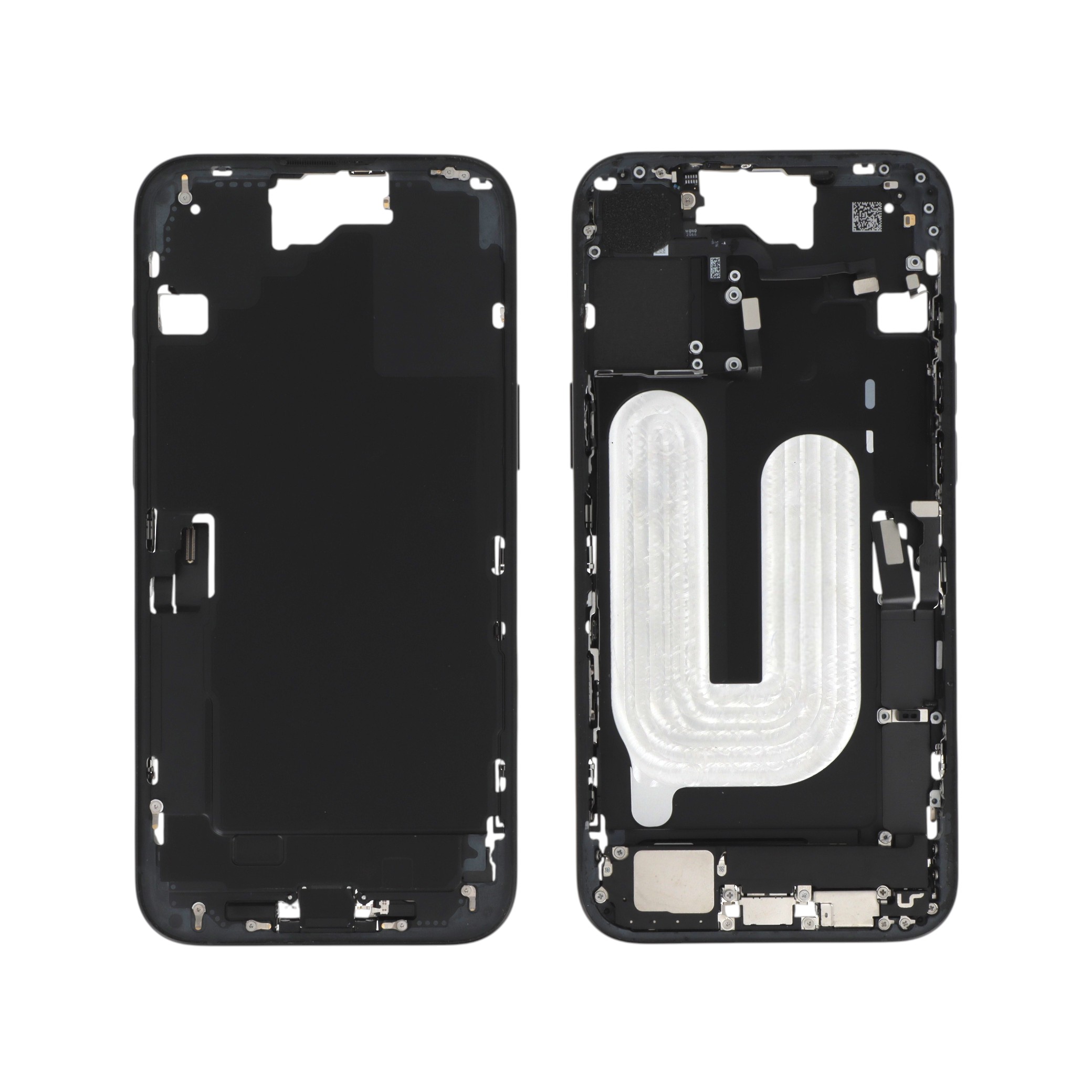 Châssis Central Noir iPhone 16 Plus (Avec Composants) (Pulled A)