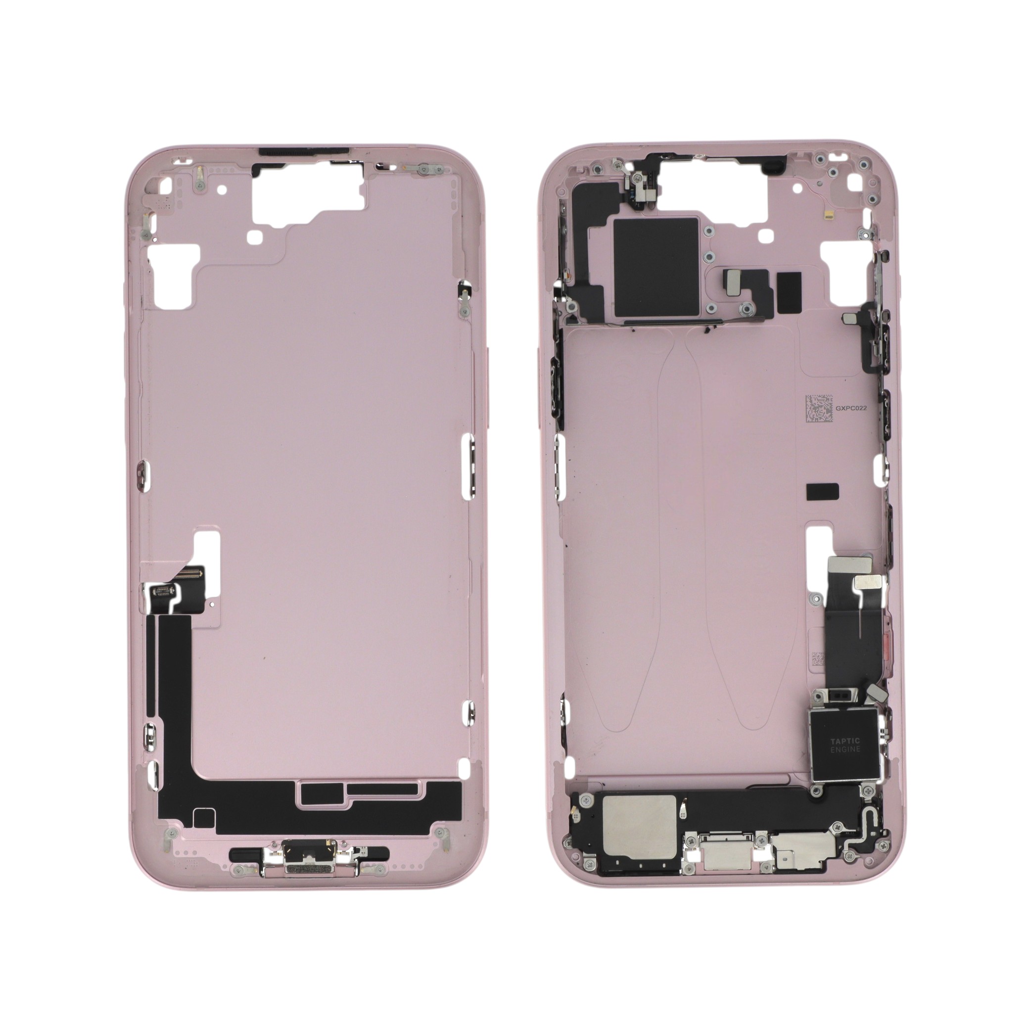 Châssis Central Rose iPhone 15 Plus (Avec Composants) (Pulled A)