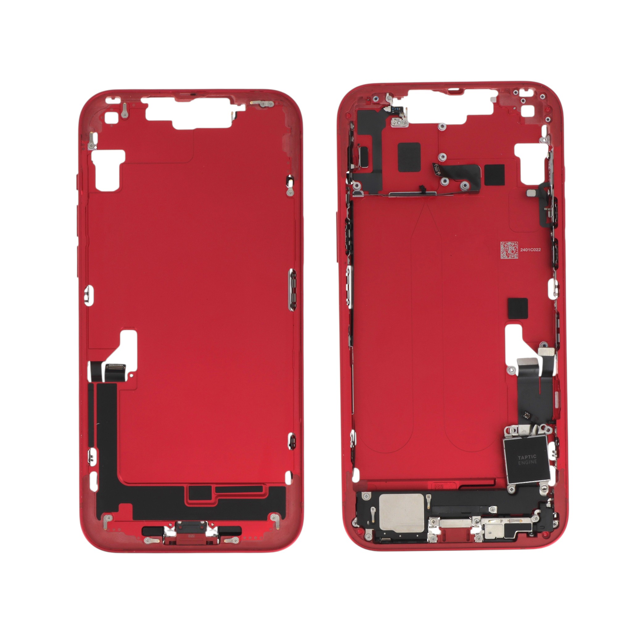 Châssis Central Rouge iPhone 14 Plus (Avec Composants) (Pulled A)