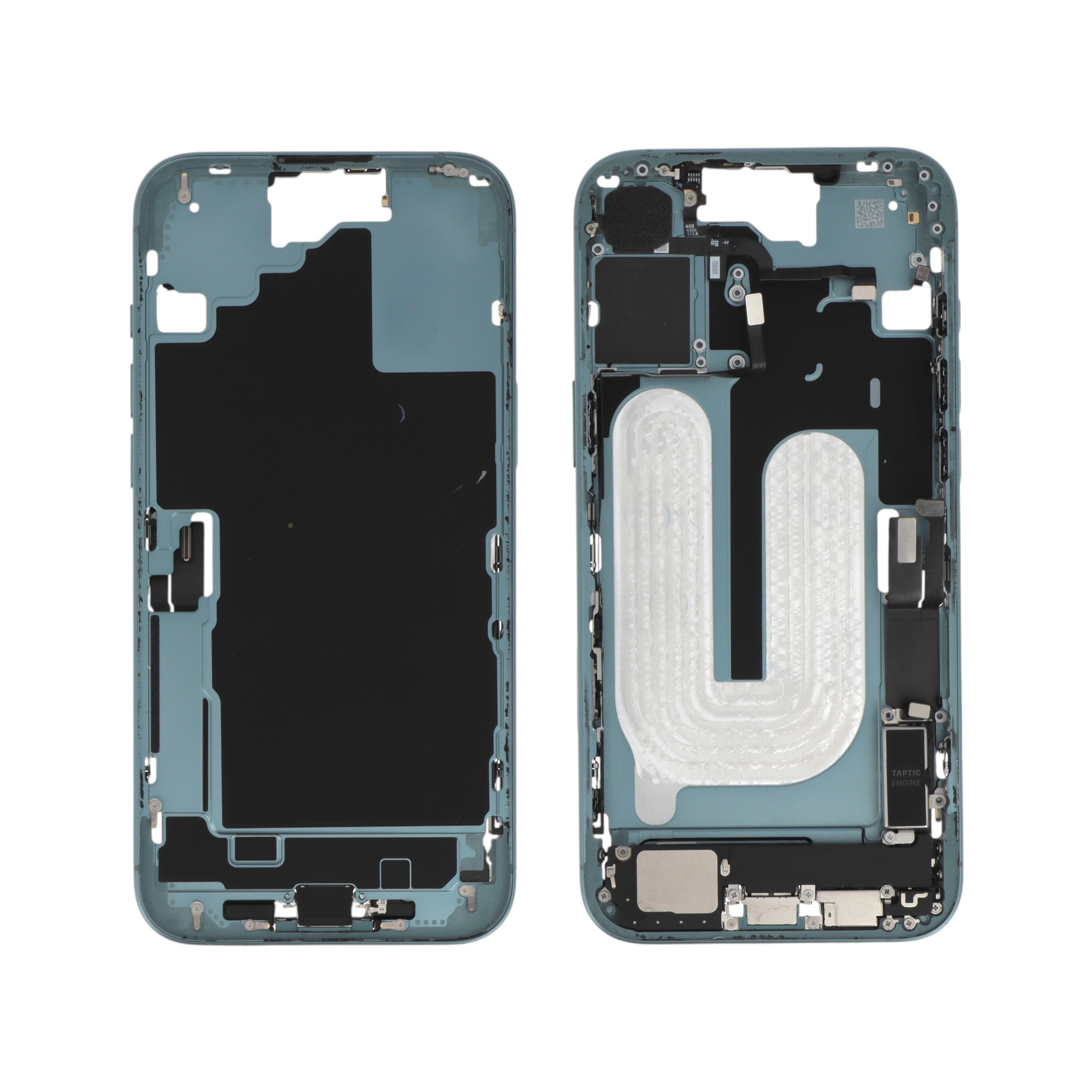 Châssis Central Sarcelle iPhone 16 Plus (Avec Composants) (Pulled A)