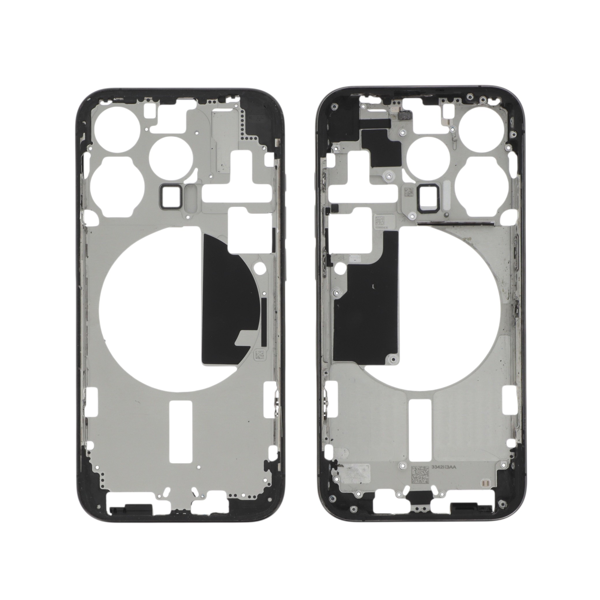 Châssis Central Titane Noir iPhone 15 Pro (Pulled B)
