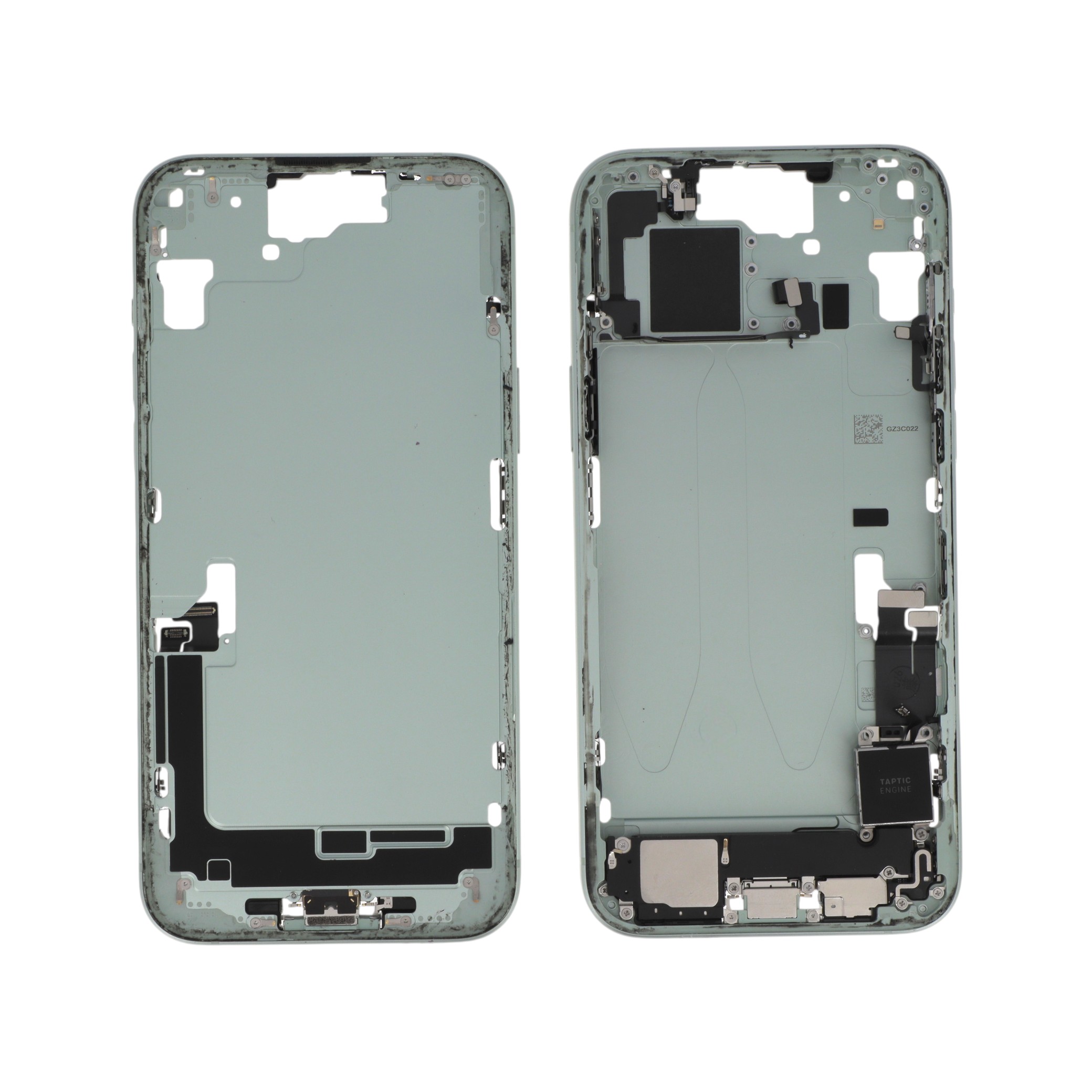 Châssis Central Vert iPhone 15 Plus (Avec Composants) (Pulled A)