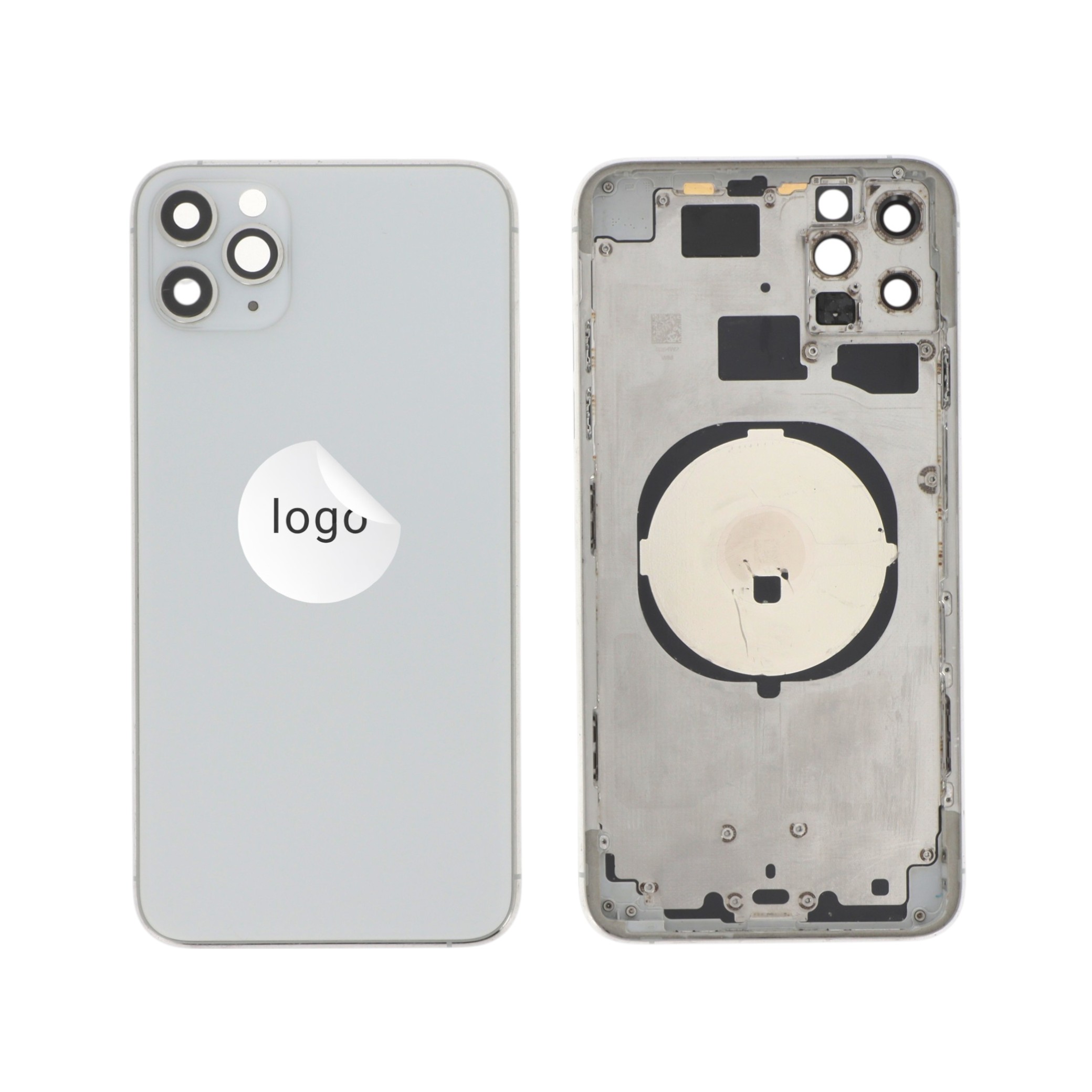 Châssis Complet (Coque Arrière Pré-montée) Argent iPhone 11 Pro Max (Pulled C)