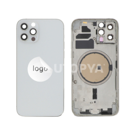 Châssis Complet (Coque Arrière Pré-montée) Argent iPhone 12 Pro (Pulled B)