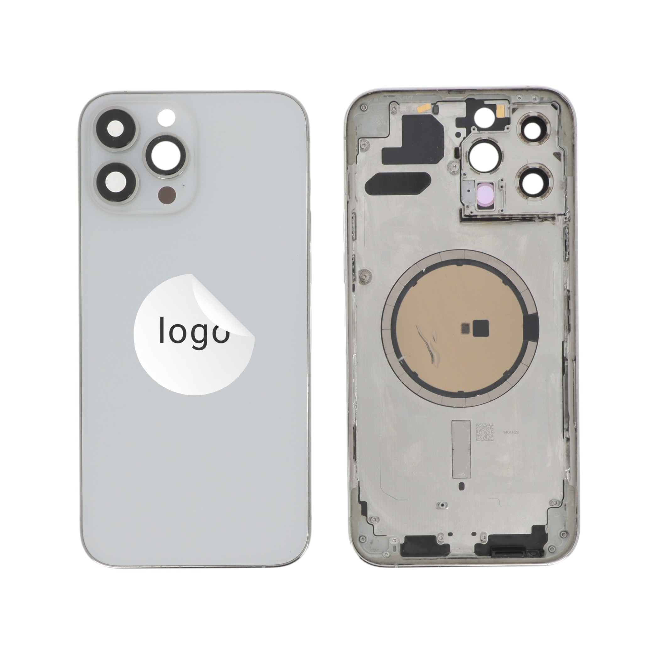 Châssis Complet (Coque Arrière Pré-montée) Argent iPhone 13 Pro Max (Pulled C)