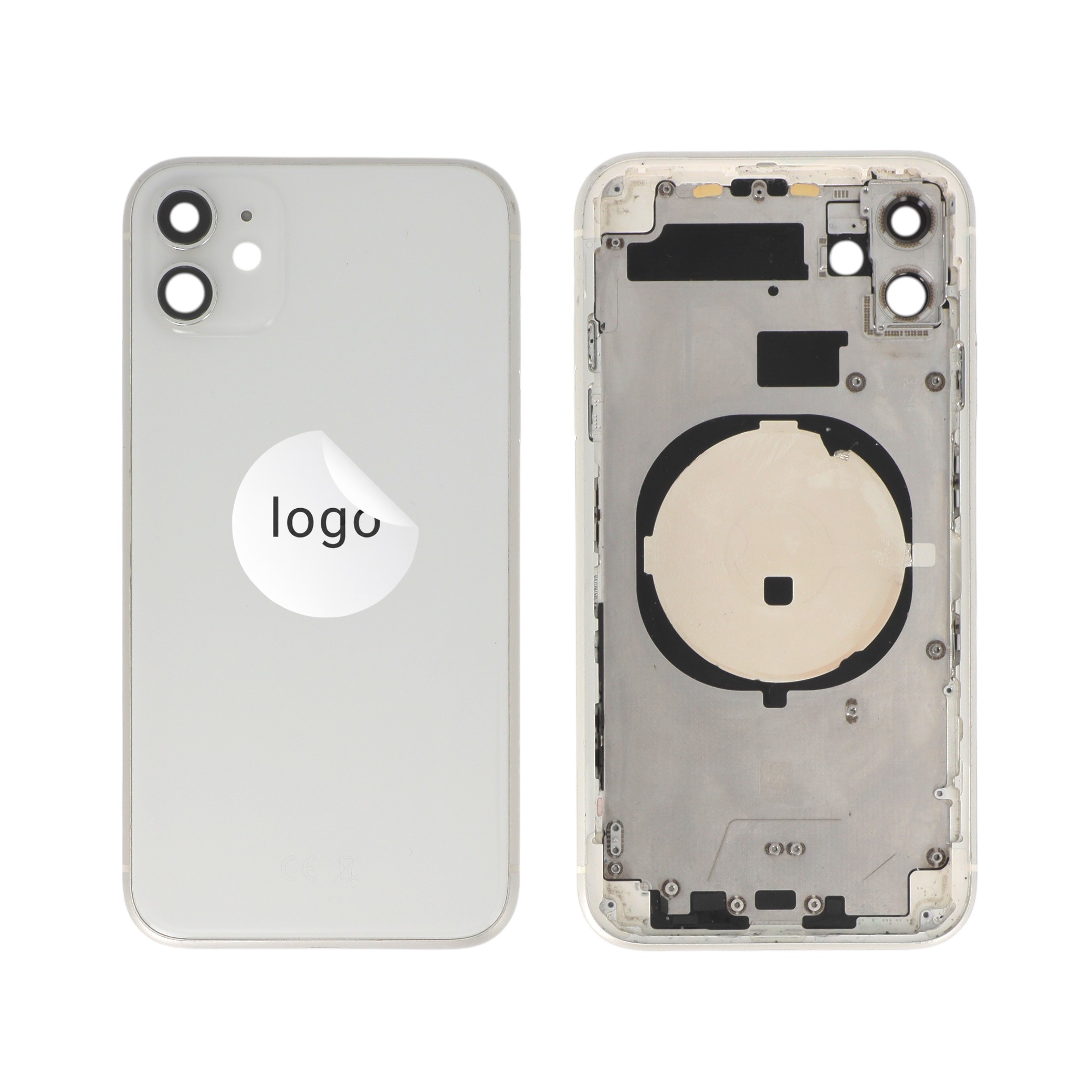 Châssis Complet (Coque Arrière Pré-montée) Blanc iPhone 11 (Pulled A)
