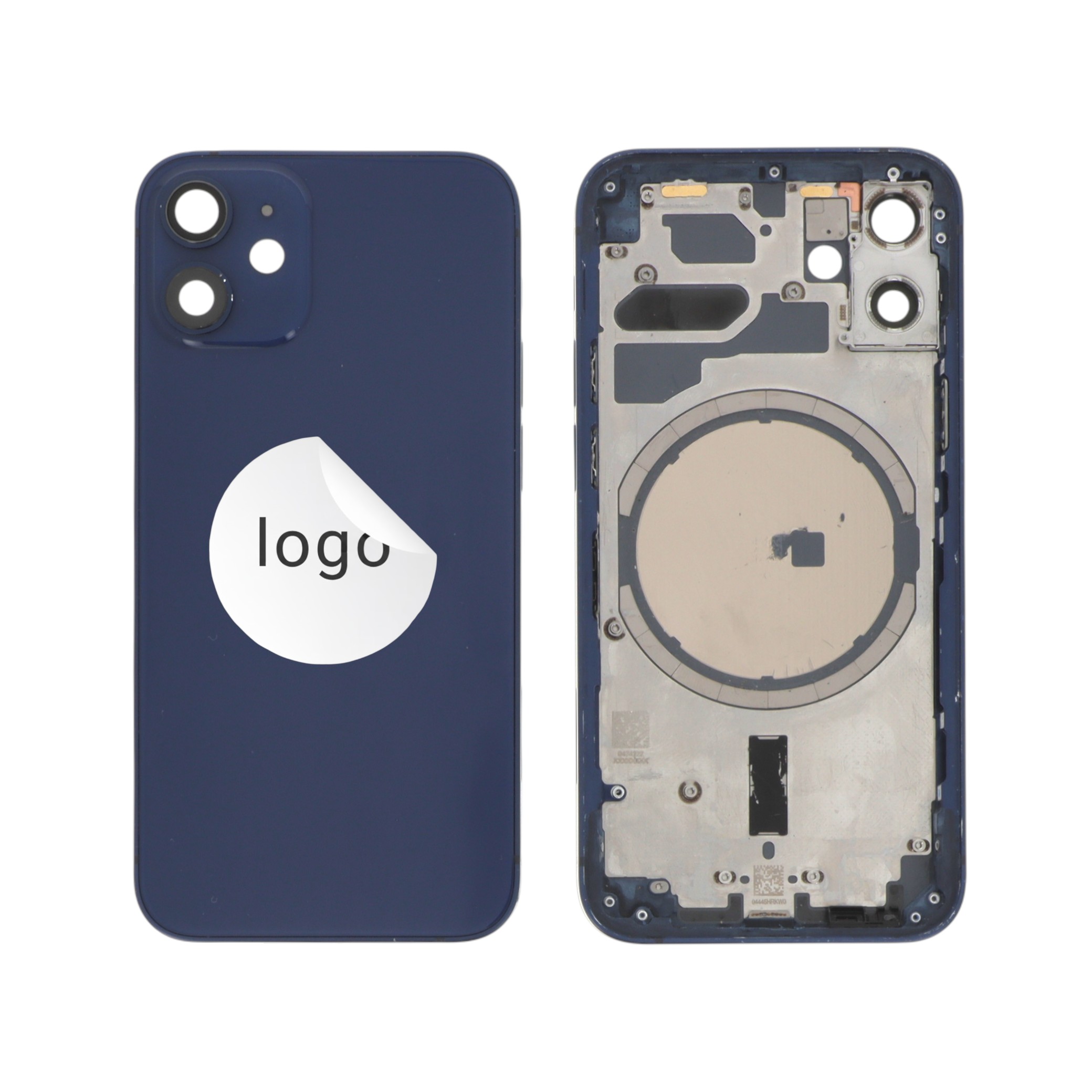 Châssis Complet (Coque Arrière Pré-montée) Bleu iPhone 12 Mini (Pulled A)