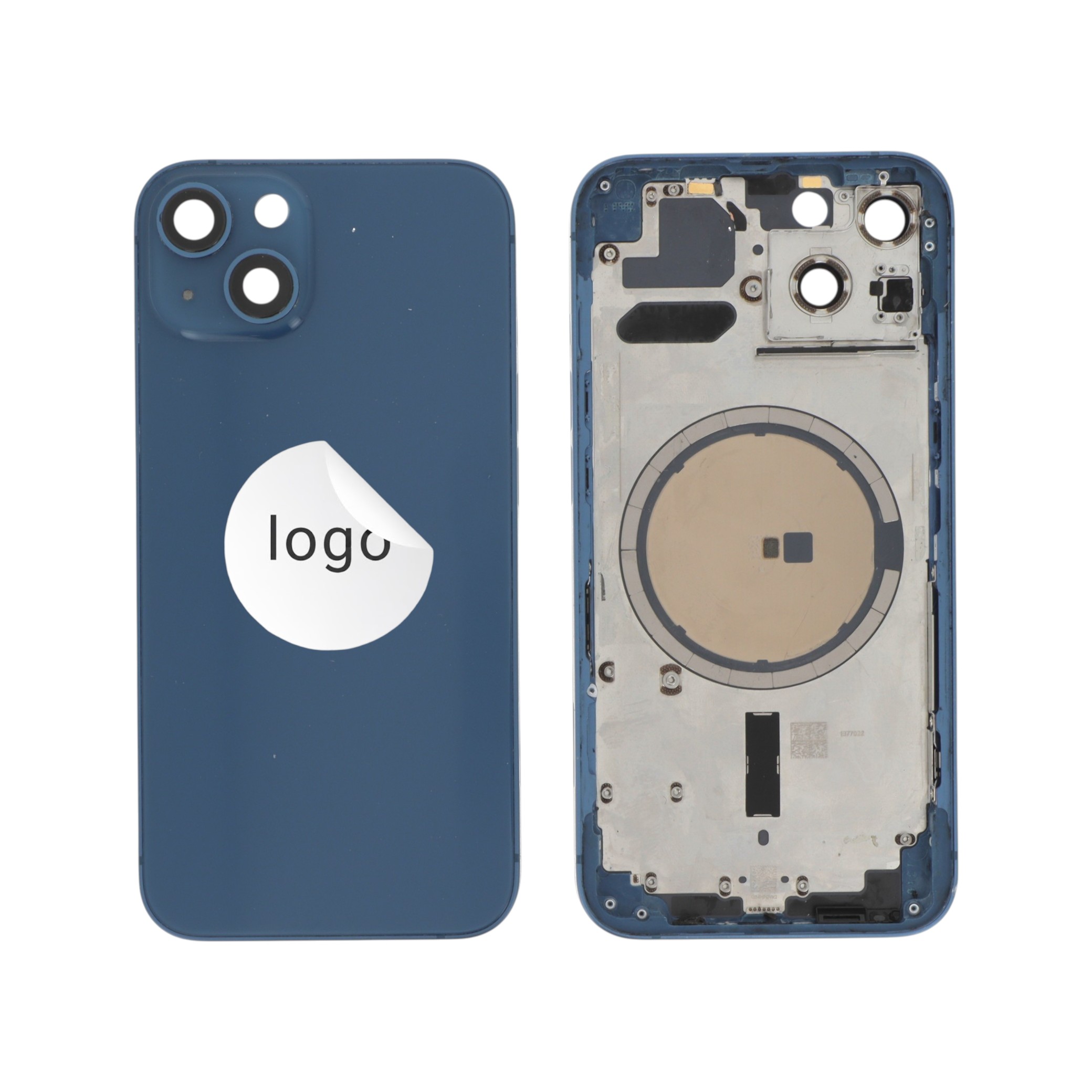 Châssis Complet (Coque Arrière Pré-montée) Bleu iPhone 13 (Pulled C)