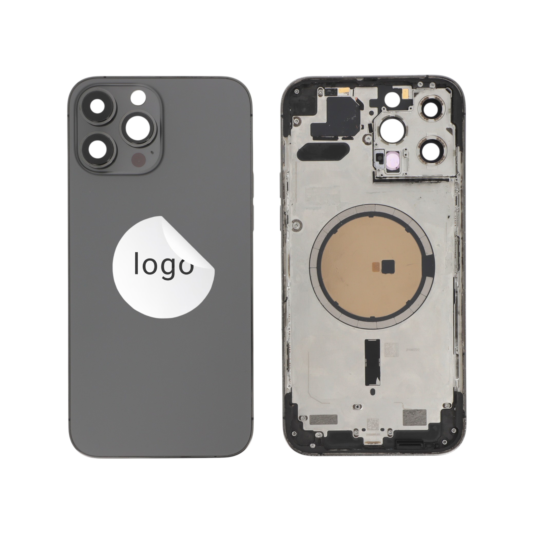 Châssis Complet (Coque Arrière Pré-montée) Graphite iPhone 13 Pro Max (Pulled B)