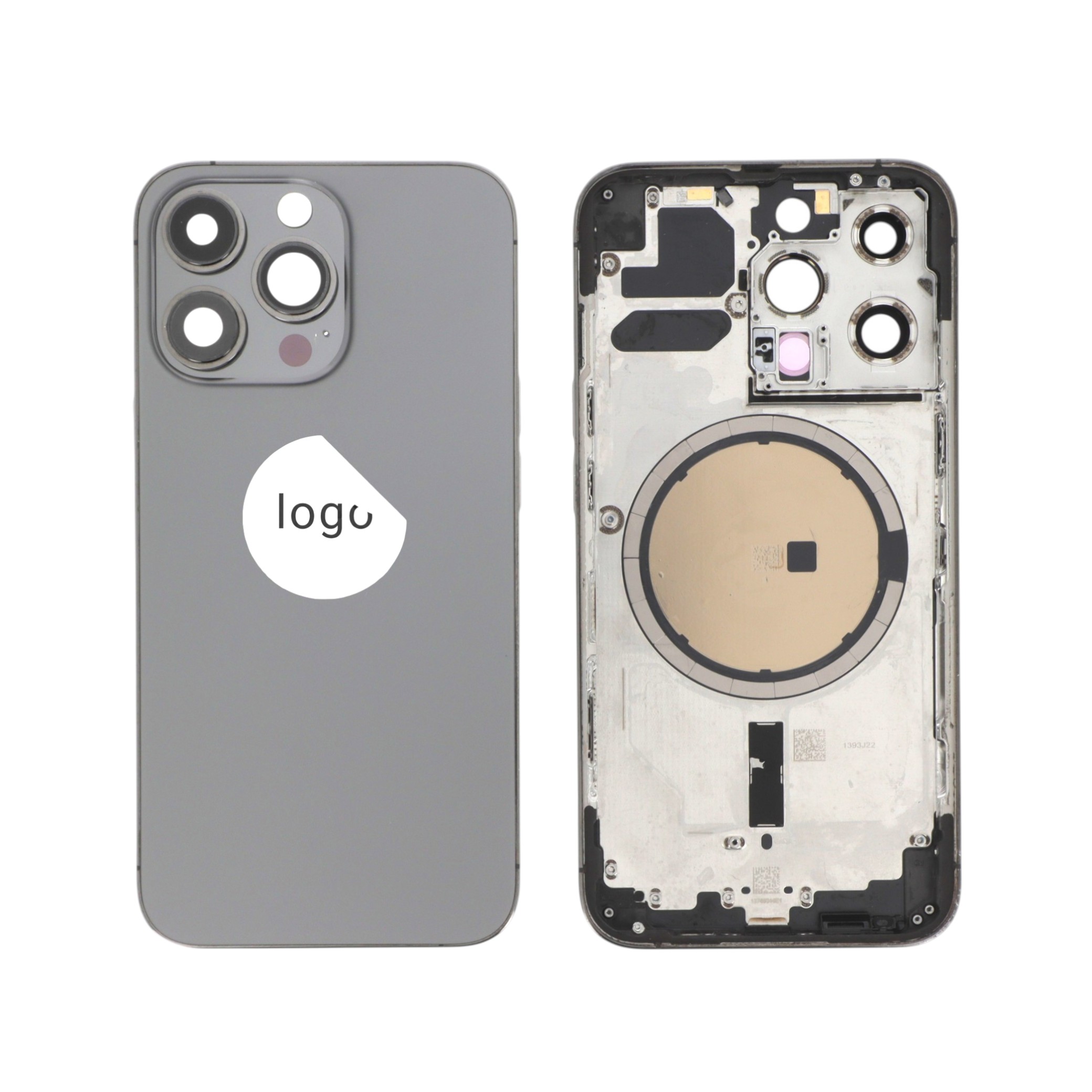 Châssis Complet (Coque Arrière Pré-montée) Graphite iPhone 13 Pro (Version US) (Pulled A)