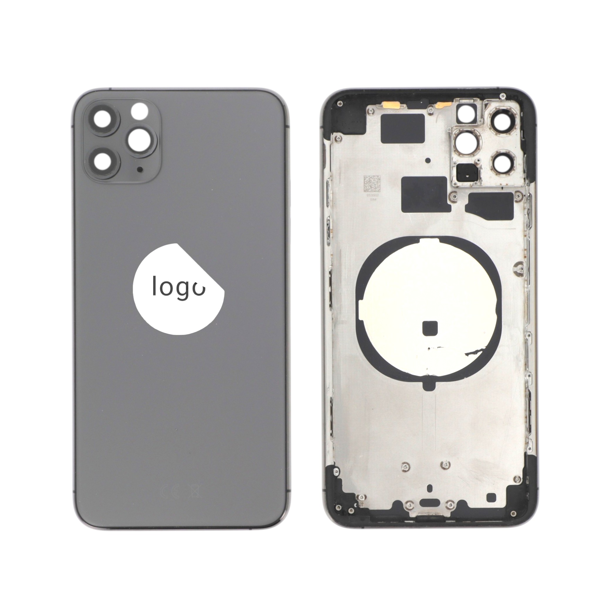 Châssis Complet (Coque Arrière Pré-montée) Gris iPhone 11 Pro Max (Pulled A)
