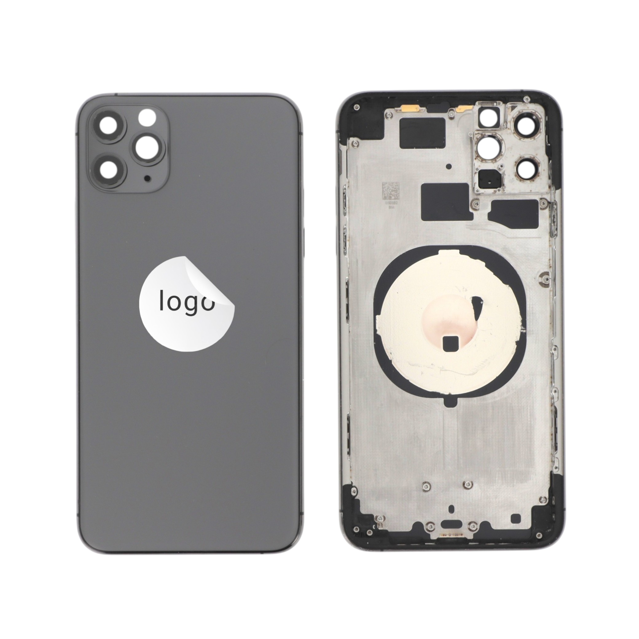 Châssis Complet (Coque Arrière Pré-montée) Gris iPhone 11 Pro Max (Pulled C)