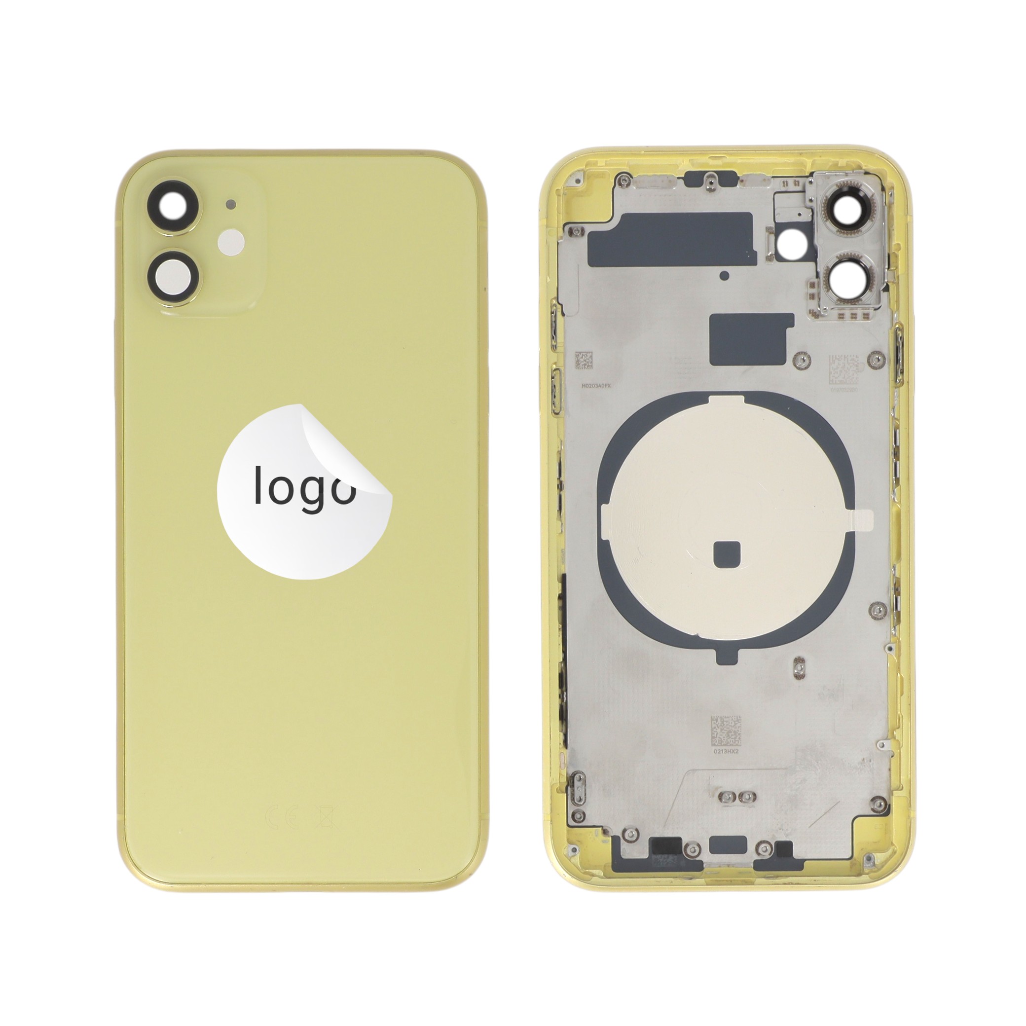 Châssis Complet (Coque Arrière Pré-montée) Jaune iPhone 11 (Pulled A)