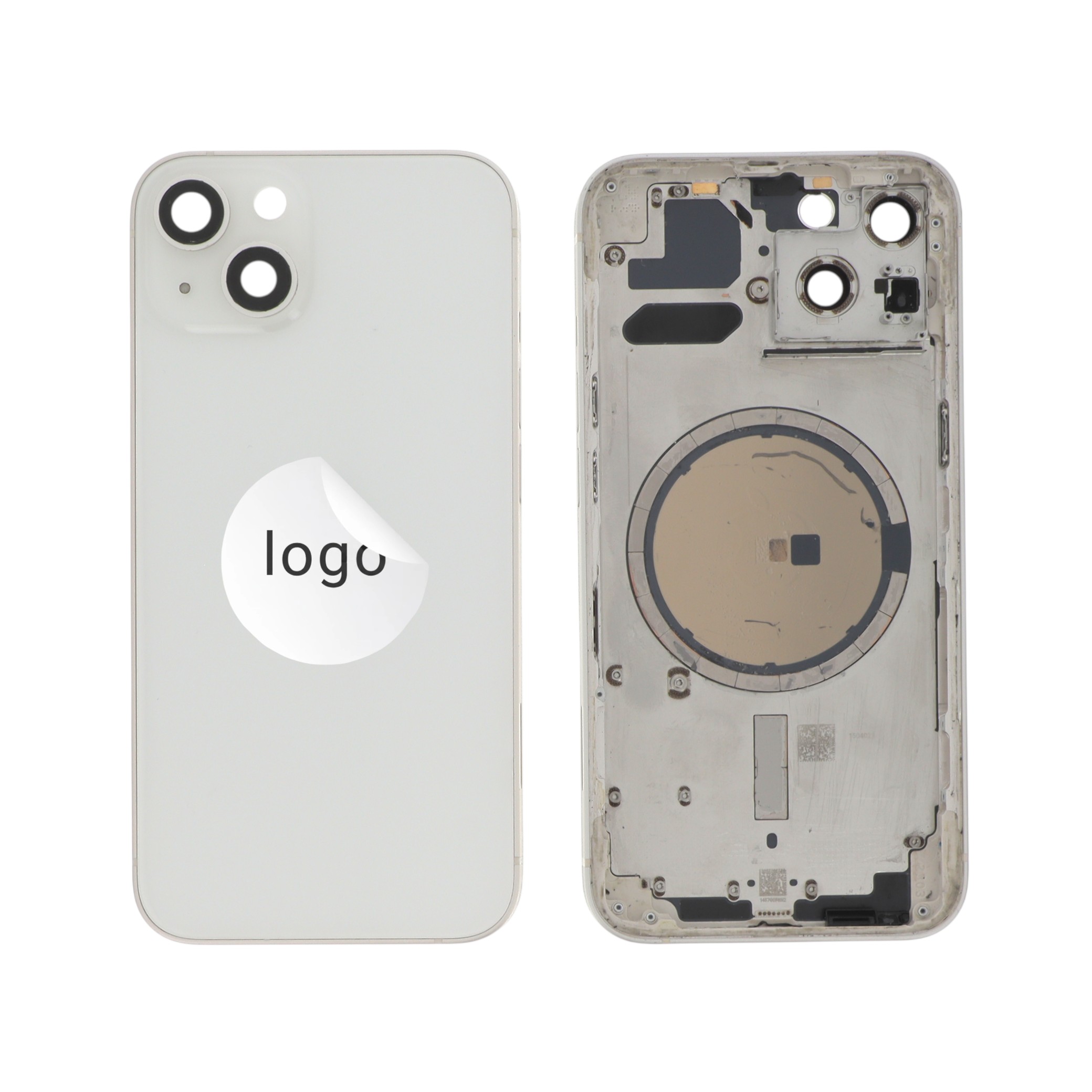 Châssis Complet (Coque Arrière Pré-montée) Lumière Stellaire iPhone 13 (Pulled B)