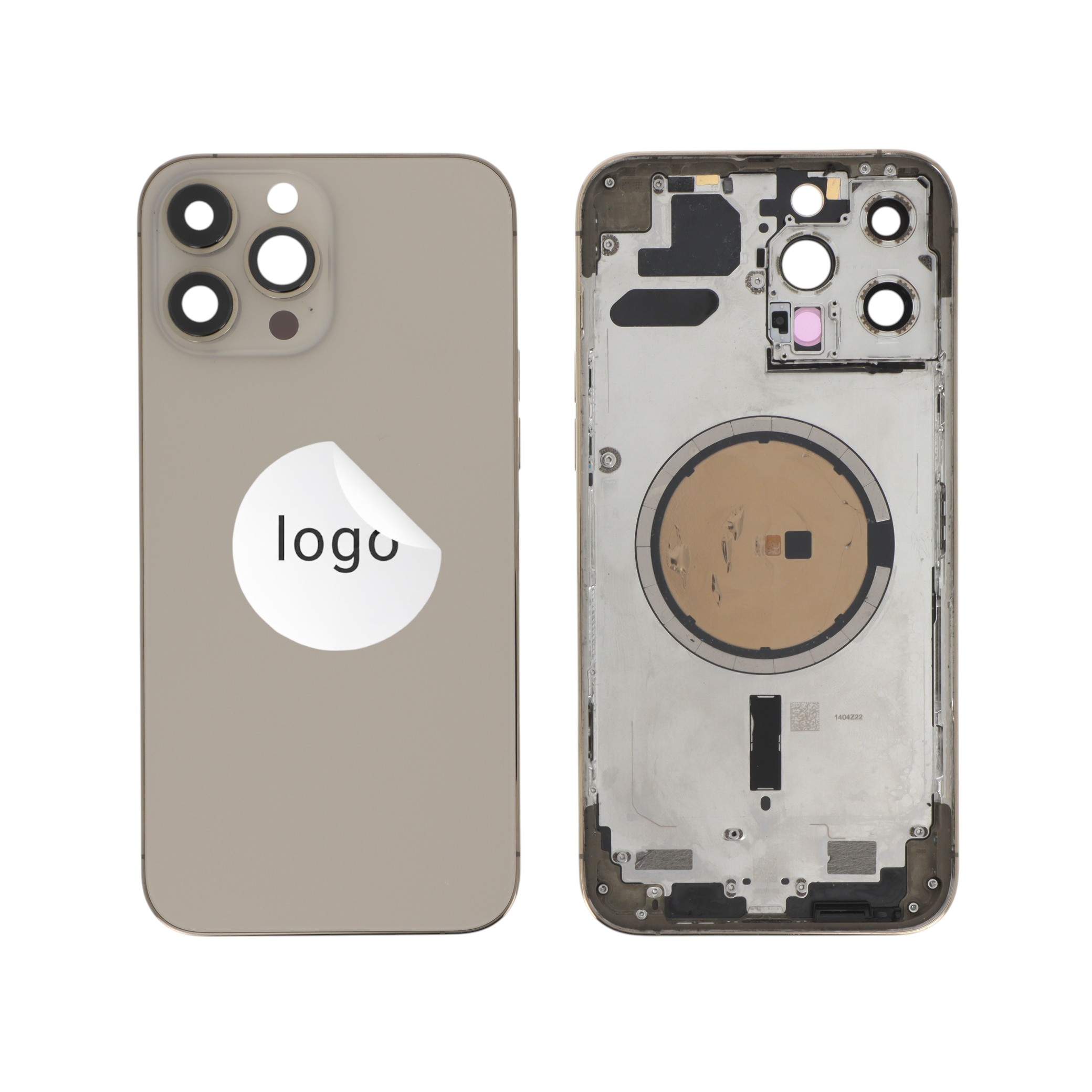 Châssis Complet (Coque Arrière Pré-montée) Or iPhone 13 Pro Max (Pulled A)