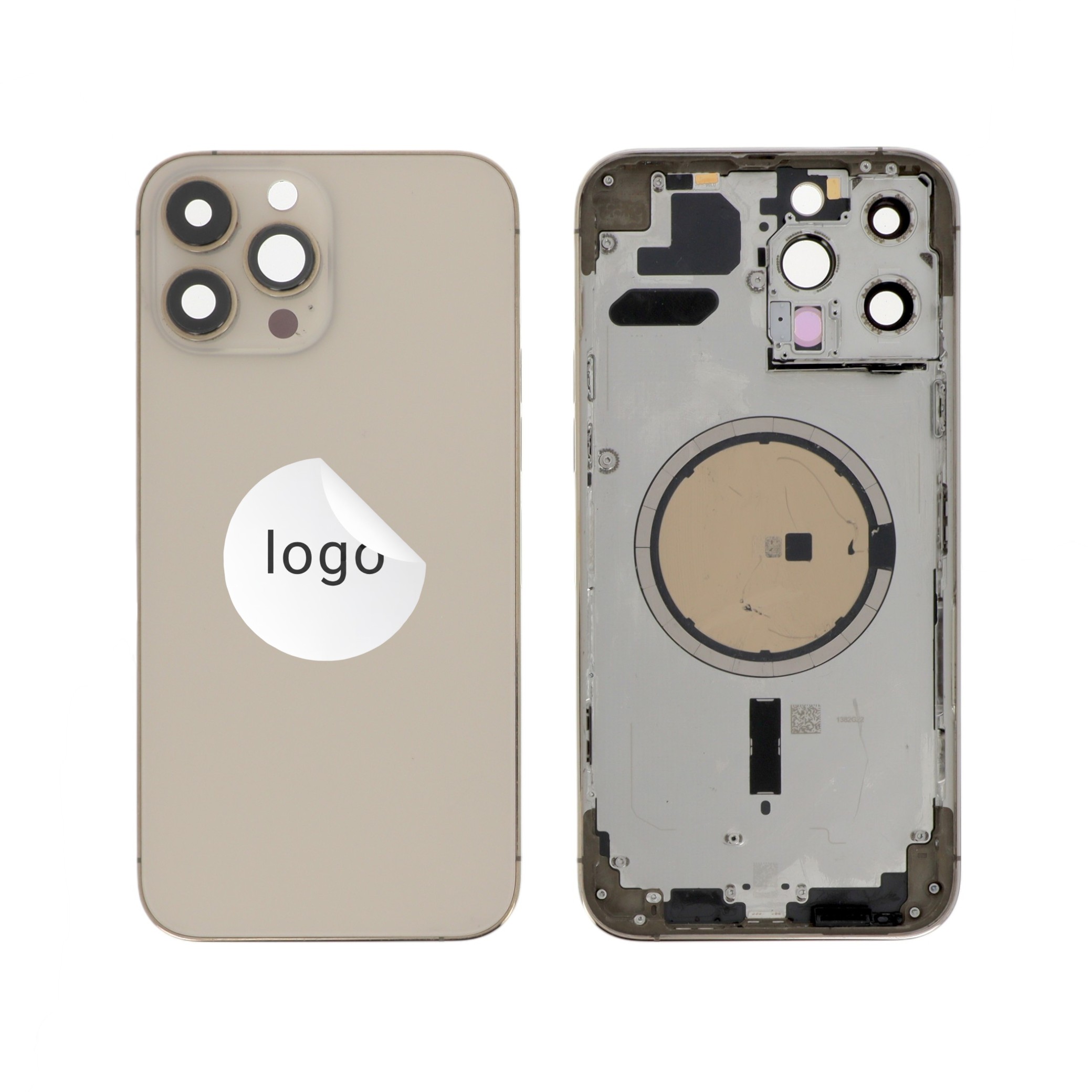 Châssis Complet (Coque Arrière Pré-montée) Or iPhone 13 Pro Max (Pulled C)