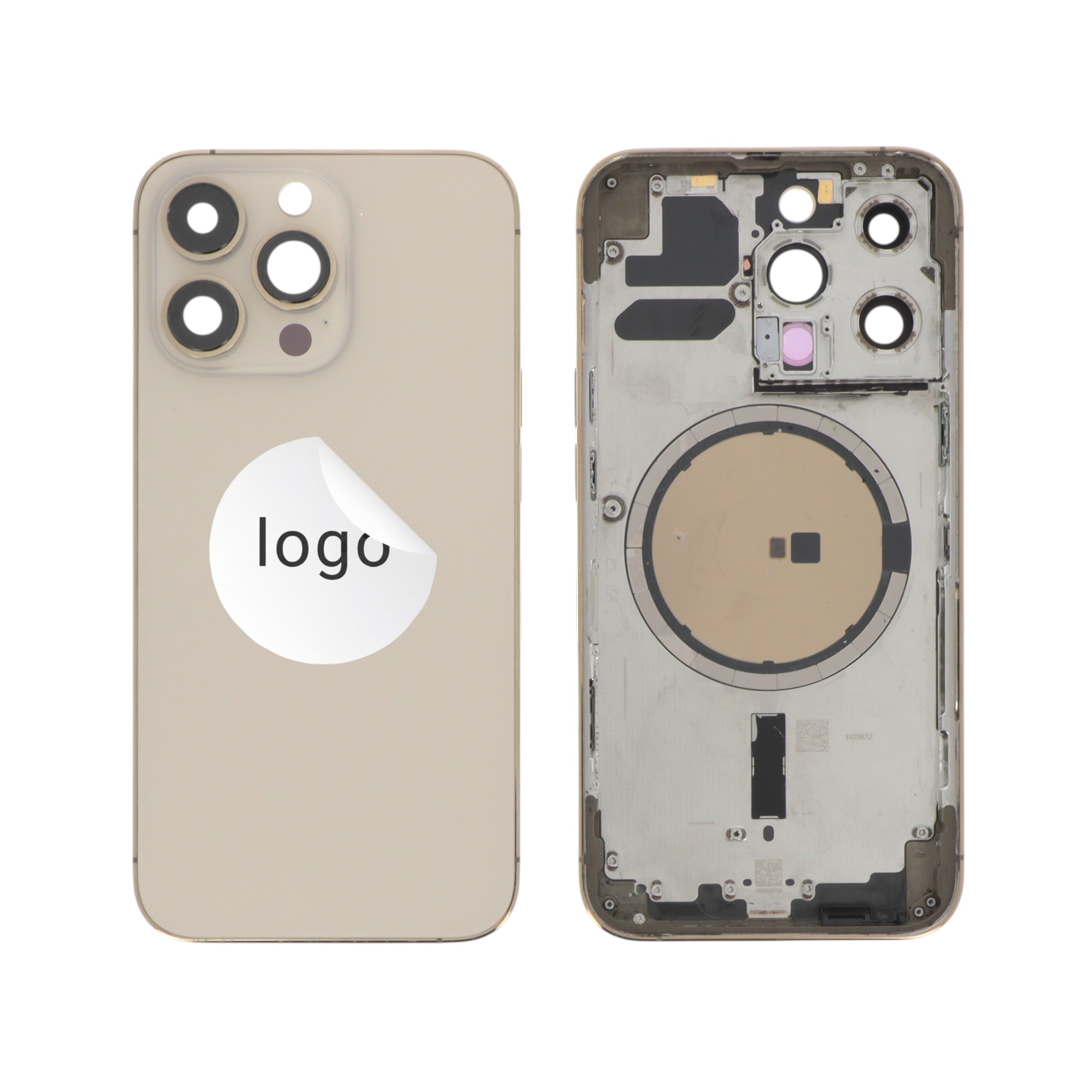 Châssis Complet (Coque Arrière Pré-montée) Or iPhone 13 Pro (Pulled A)