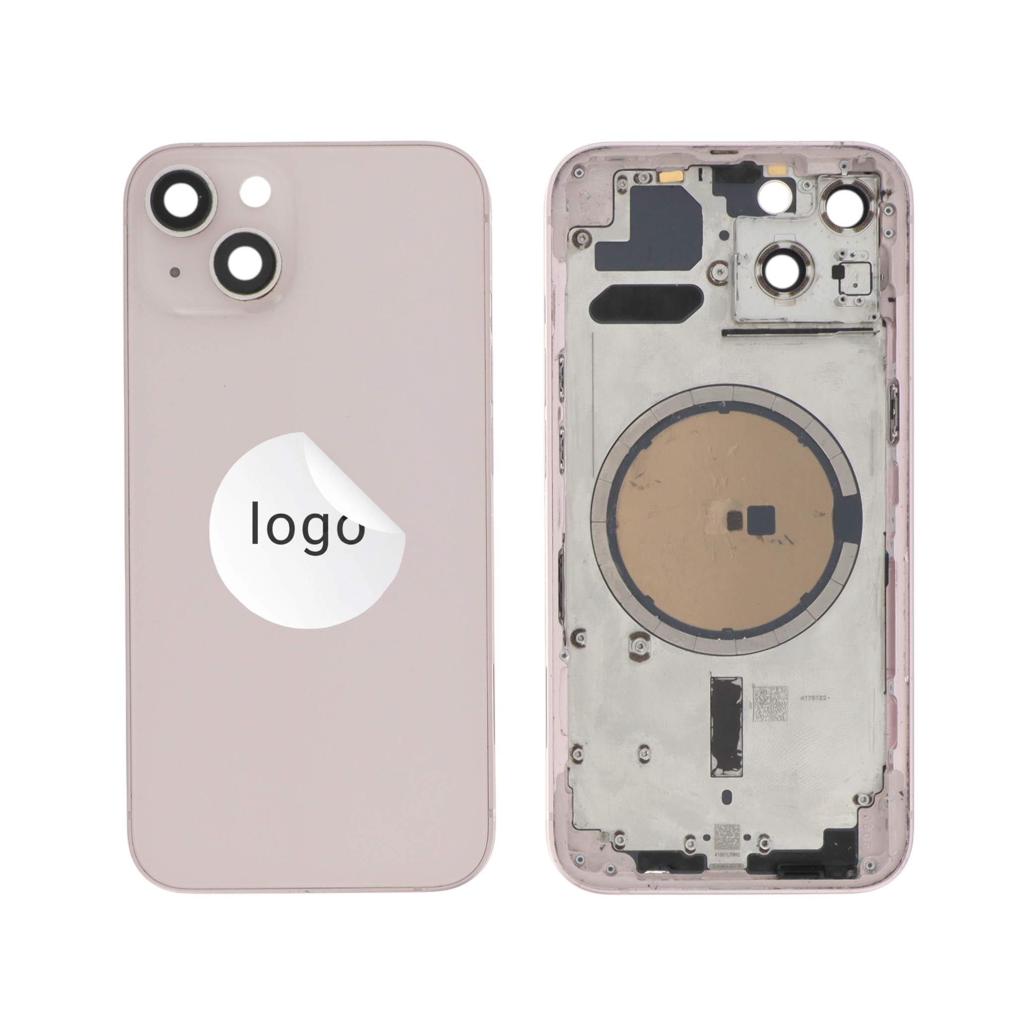 Châssis Complet (Coque Arrière Pré-montée) Rose iPhone 13 (Pulled B)