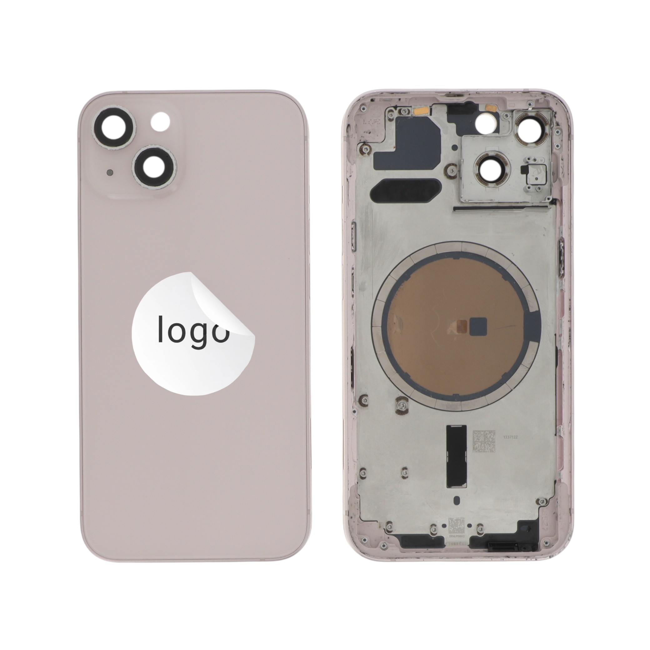 Châssis Complet (Coque Arrière Pré-montée) Rose iPhone 13 (Pulled C)