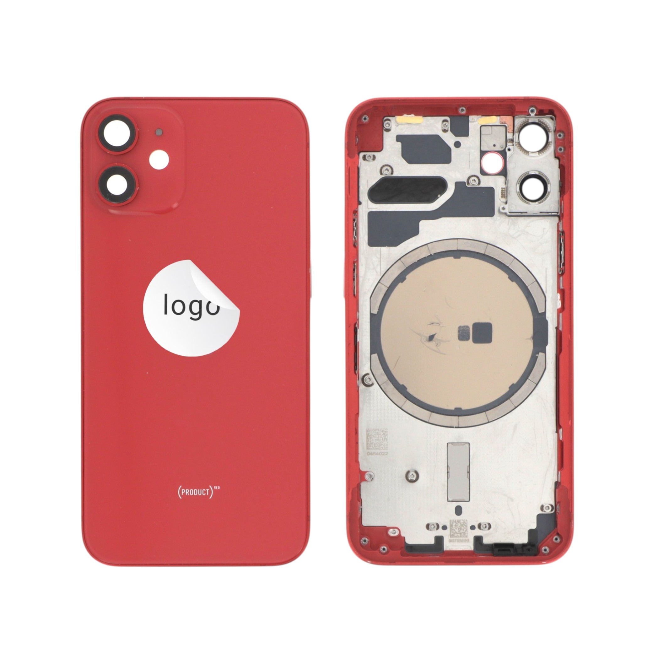 Châssis Complet (Coque Arrière Pré-montée) Rouge iPhone 13 Mini (Pulled B)