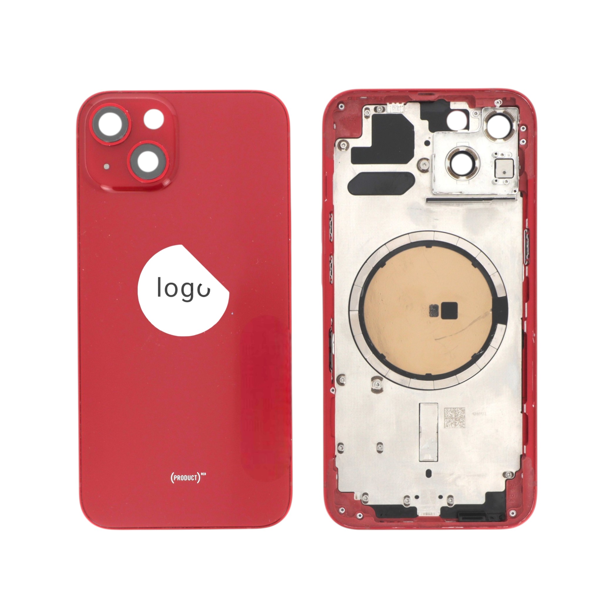 Châssis Complet (Coque Arrière Pré-montée) Rouge iPhone 13 (Version US) (Pulled B)