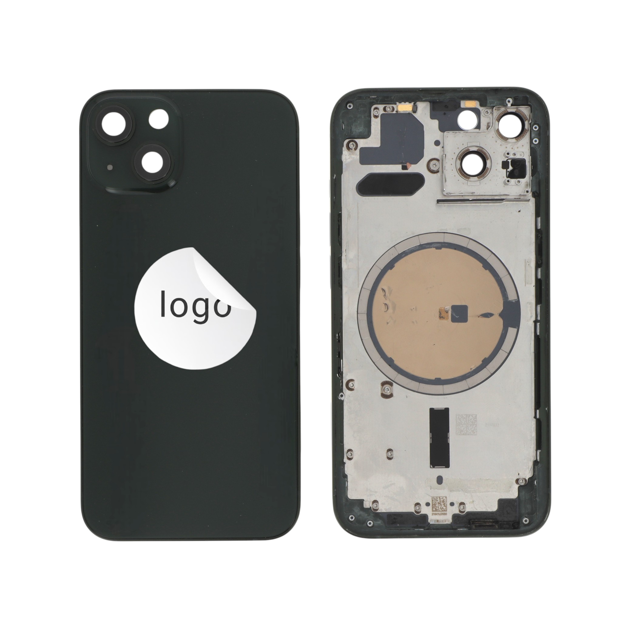 Châssis Complet (Coque Arrière Pré-montée) Vert iPhone 13 (Pulled A)