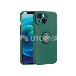 Coque Finger Grip iPhone 15 Pro (Vert Militaire)