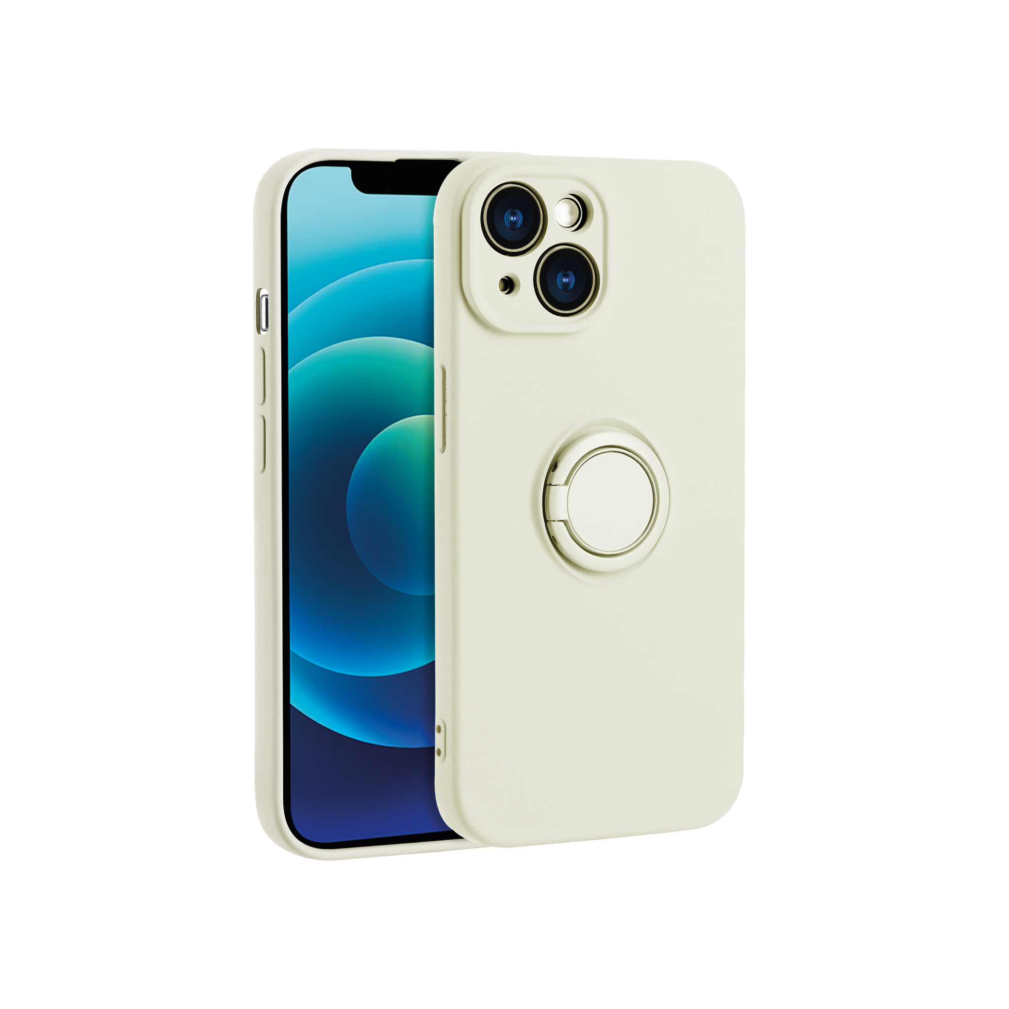 Coque Finger Grip iPhone 16e (Blanc)