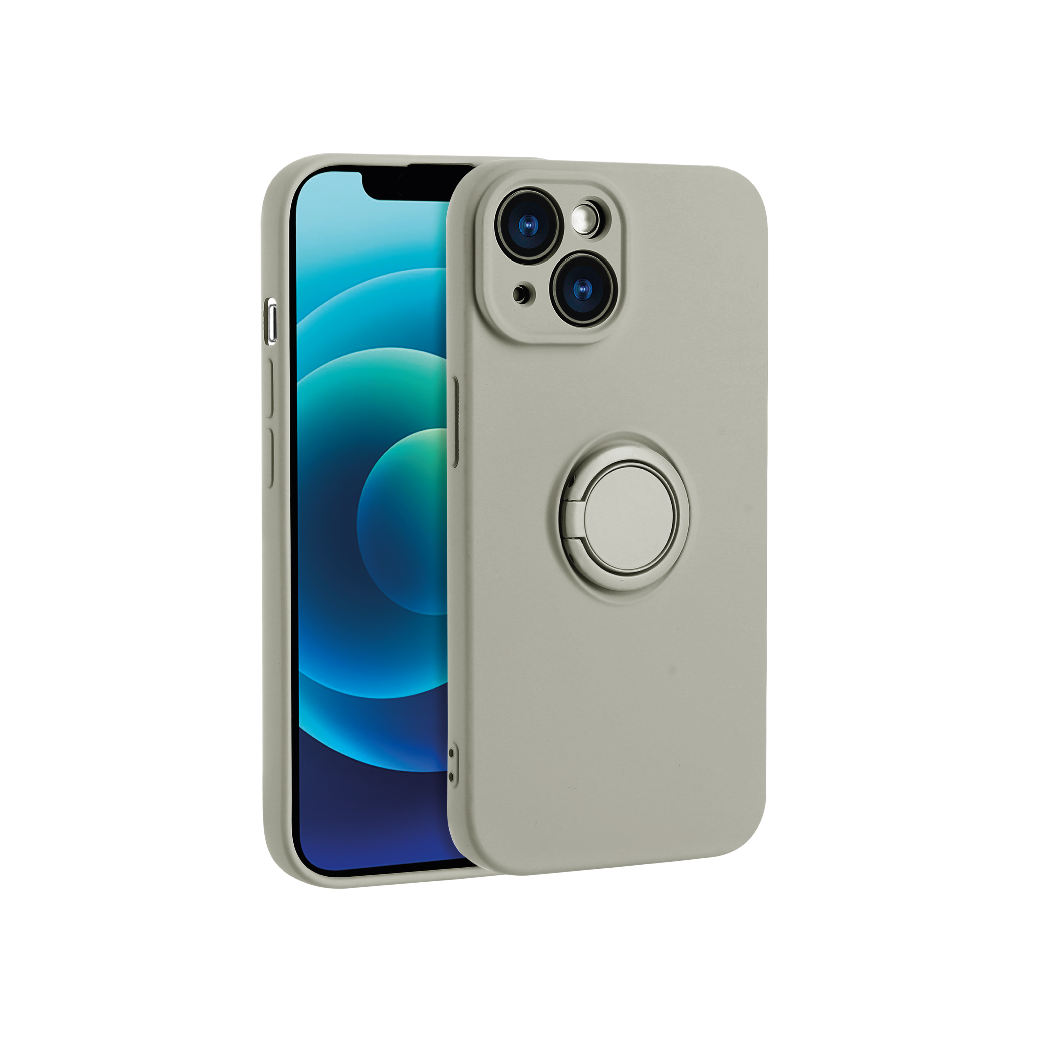 Coque Finger Grip iPhone 16e (Gris)
