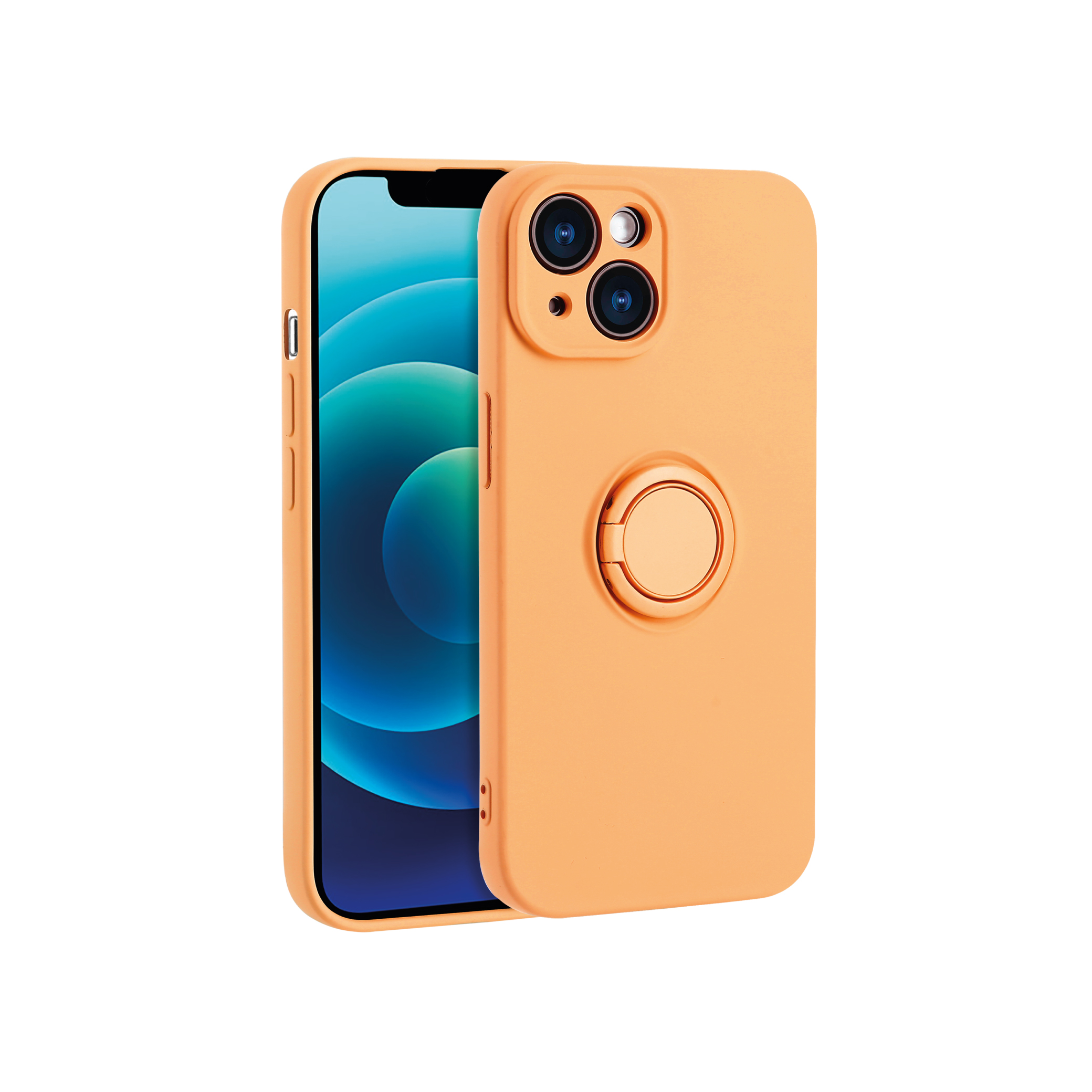 Coque Finger Grip iPhone 16e (Orange)