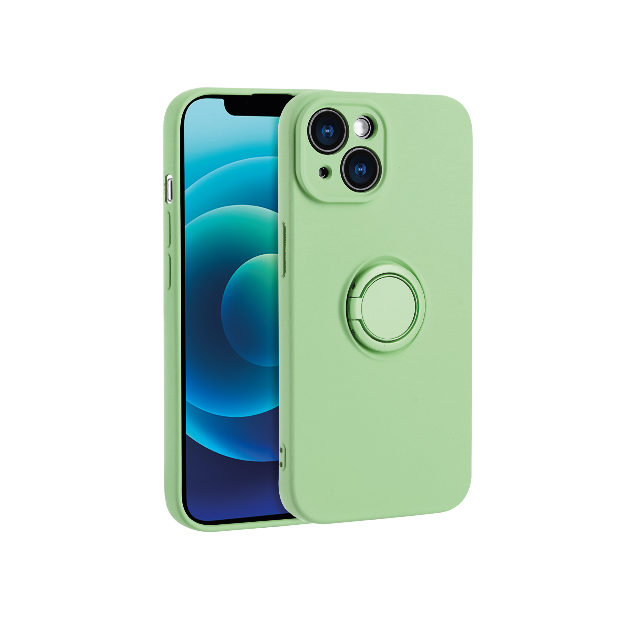 Coque Finger Grip iPhone 16e (Vert)
